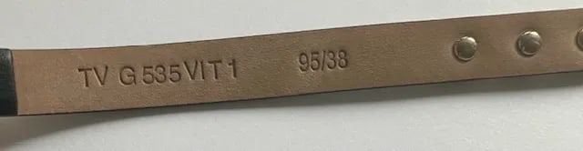 Valentino Rockstud Calfskin Belt, Original Out of Production, Gold-Tone Studs & Buckle, Made in Ital - 4