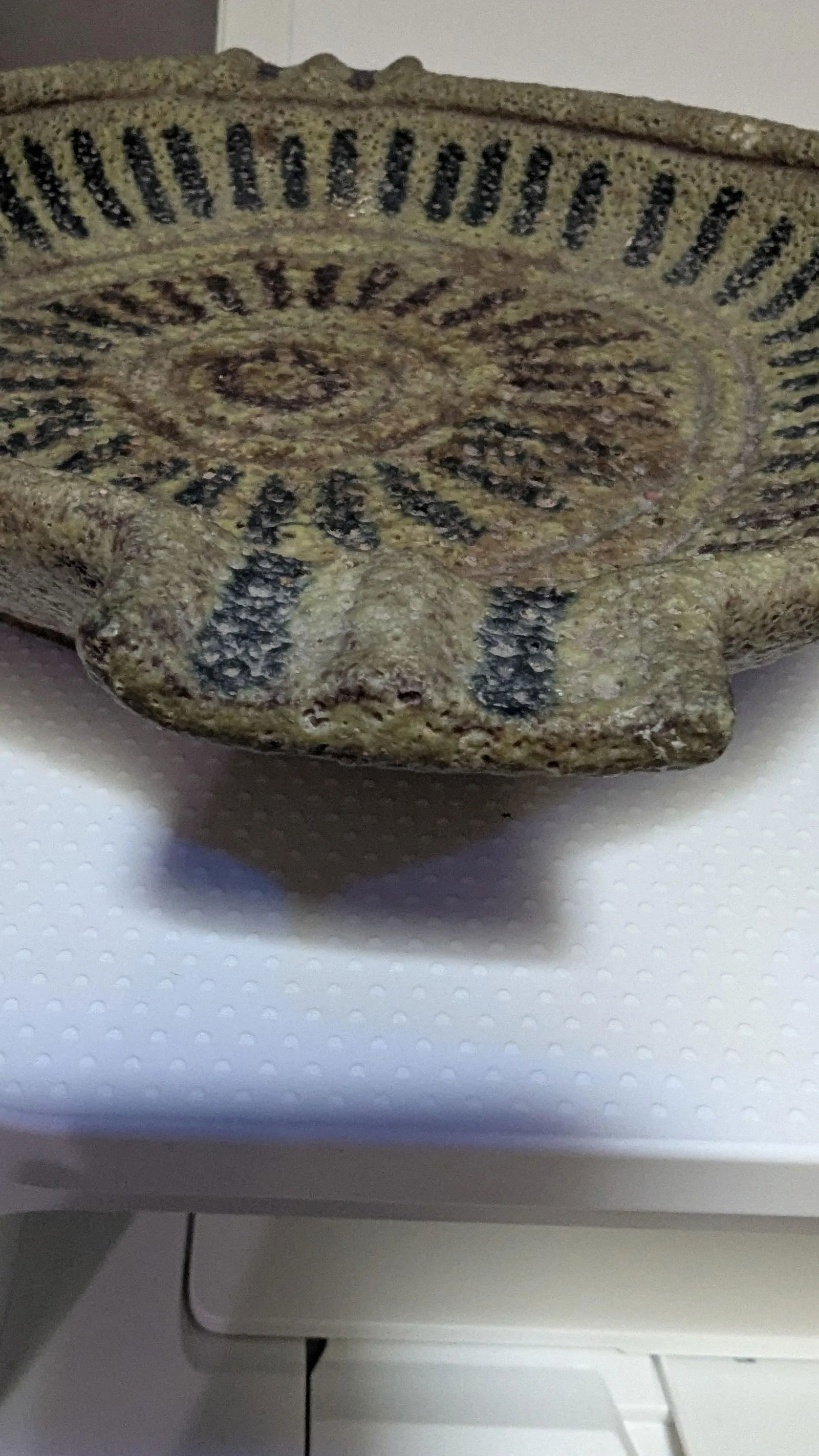 1960s "“ Alvino Bagni Ceramic Ashtray With Sunburst Design - 5