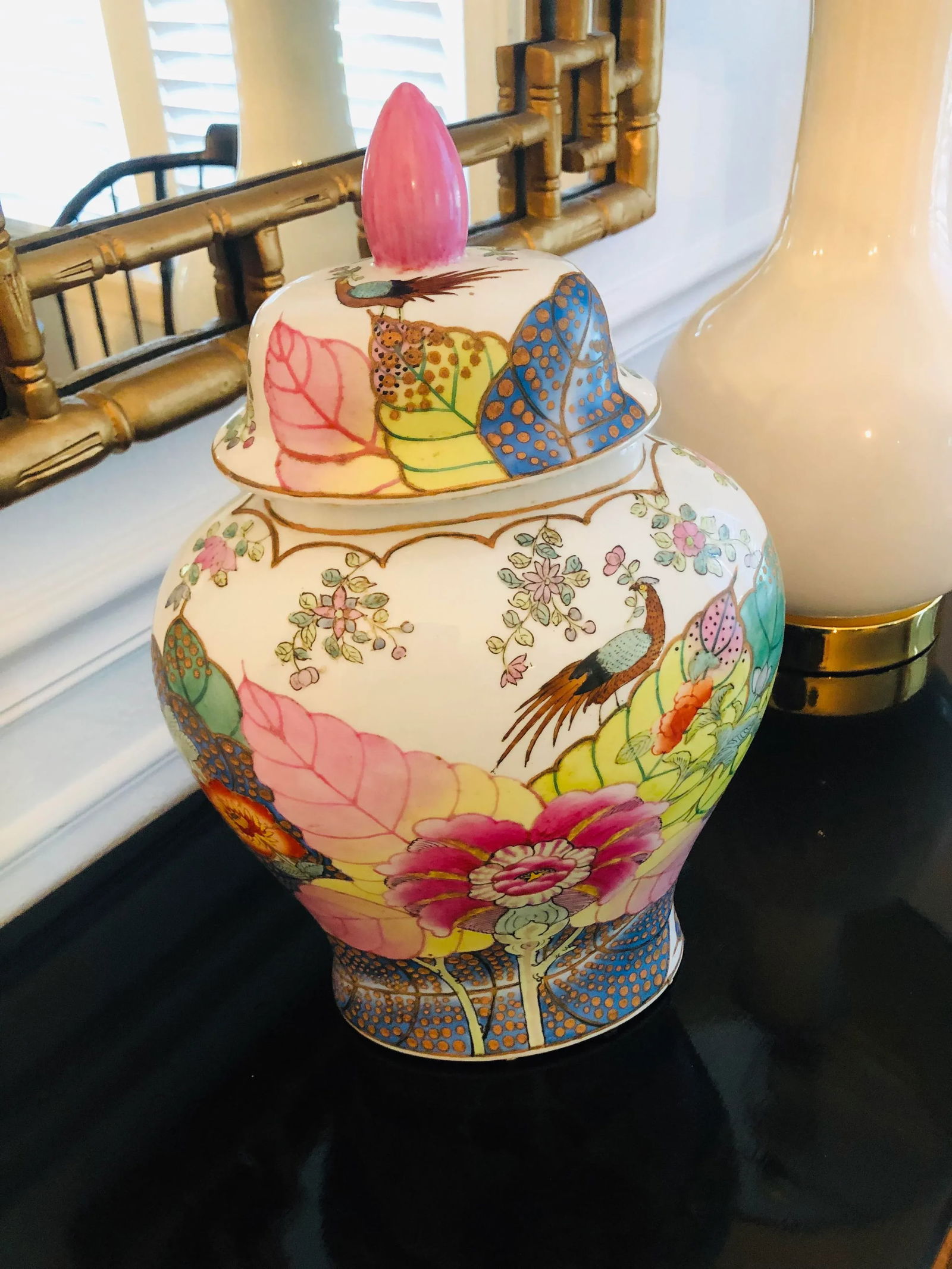 Tobacco Leaf Ginger Jar - 3