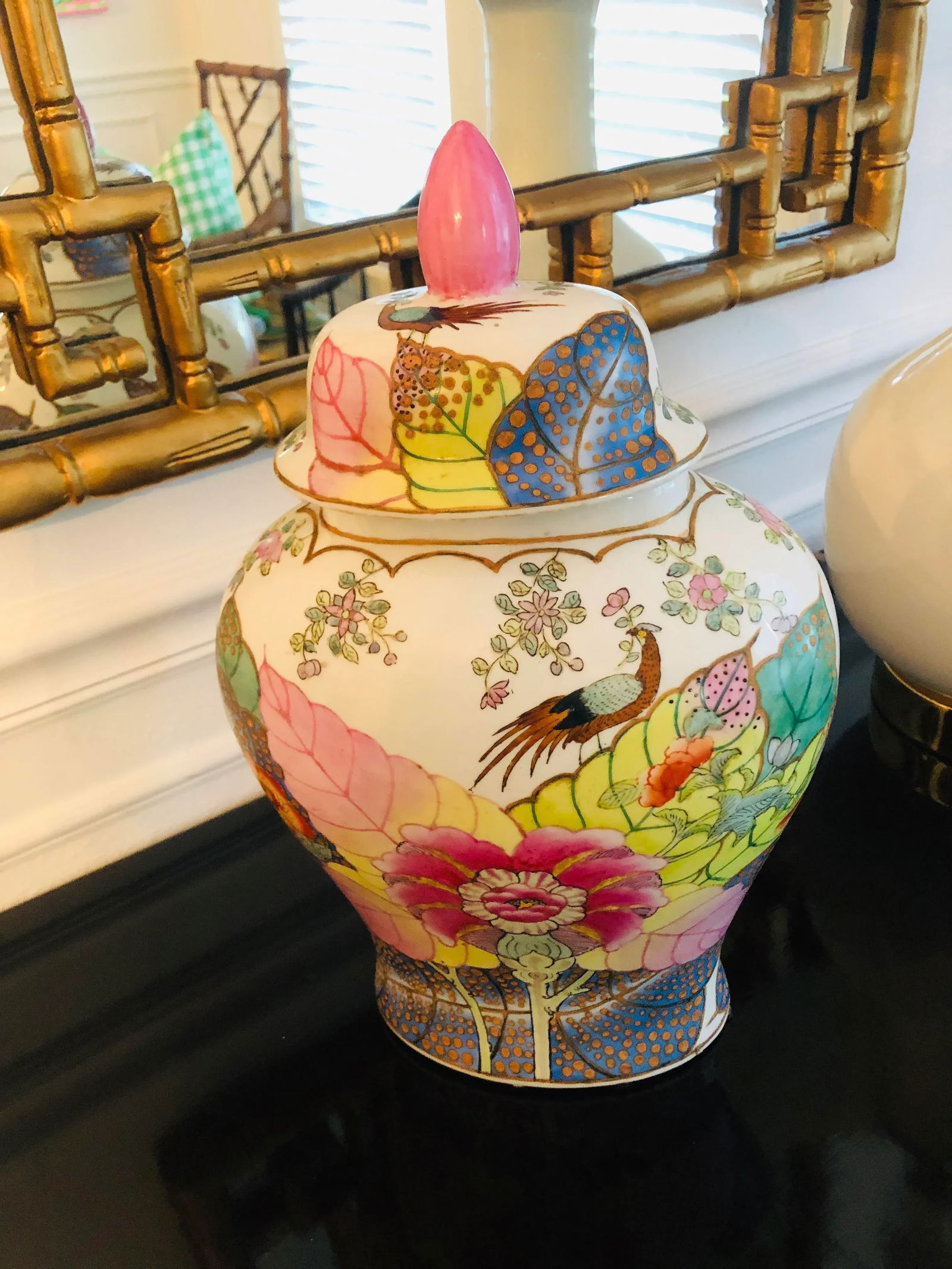 Tobacco Leaf Ginger Jar - 4