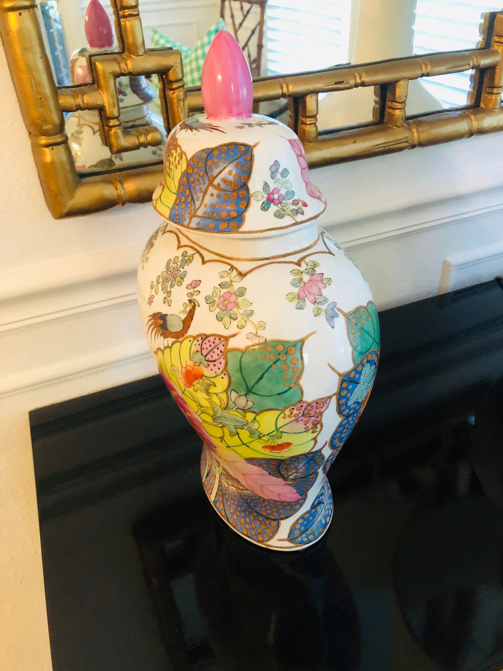 Tobacco Leaf Ginger Jar - 5