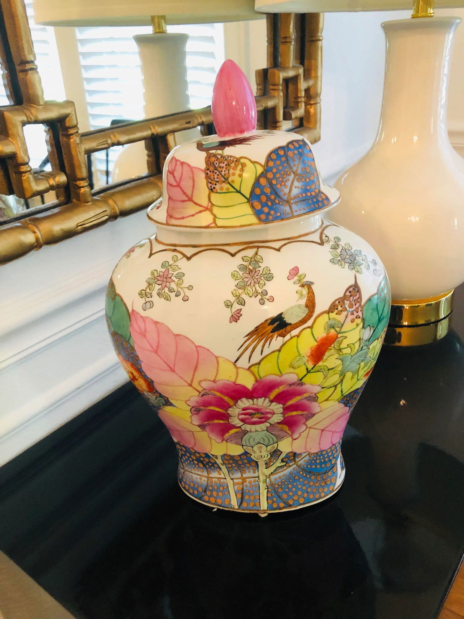 Tobacco Leaf Ginger Jar - 6