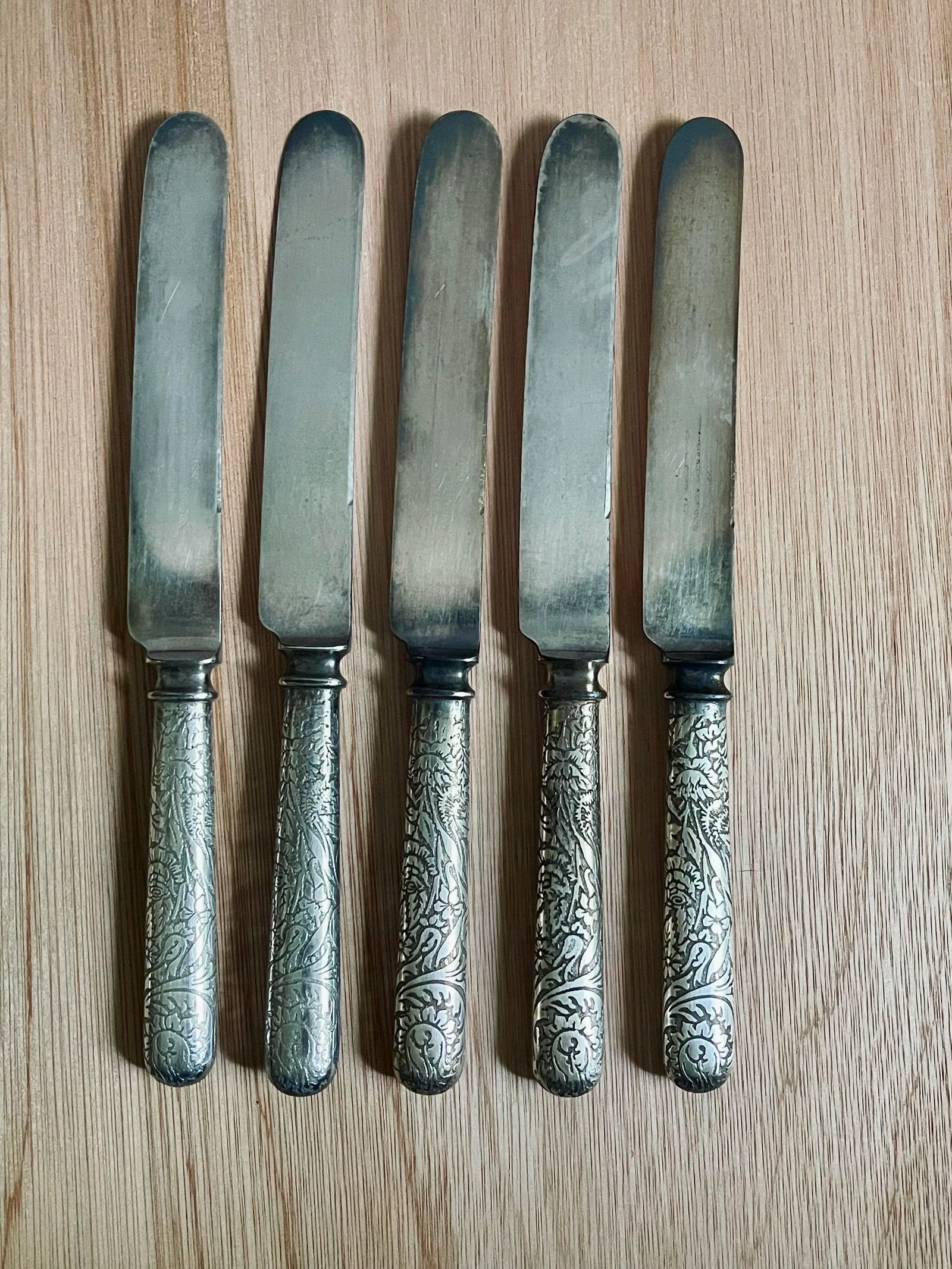 1880 Pairpoint Silver Plate Flatware Set- 10 Pieces - 5