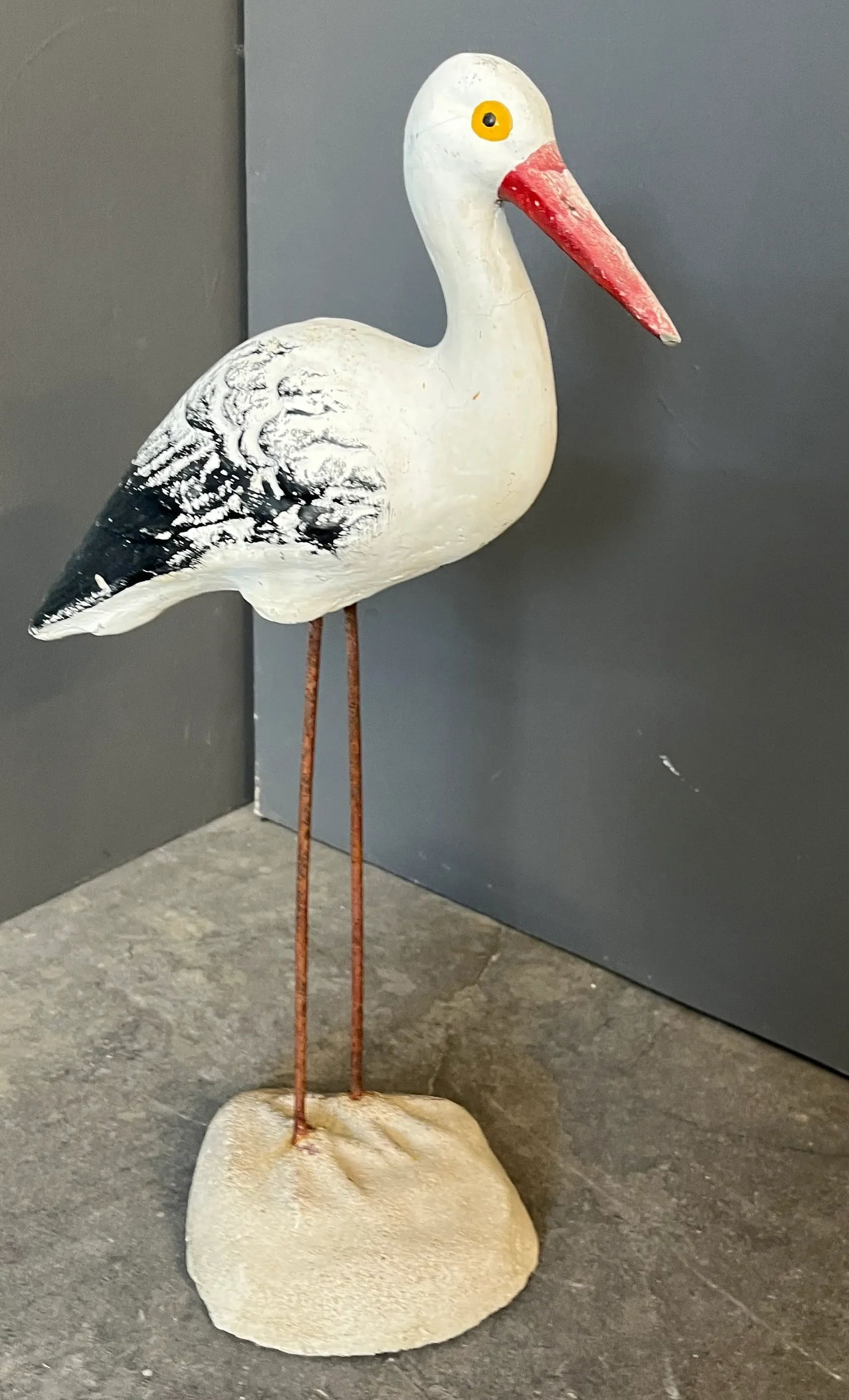 1960s Cast Cement Painted Seagulls - Set of 6 - 2