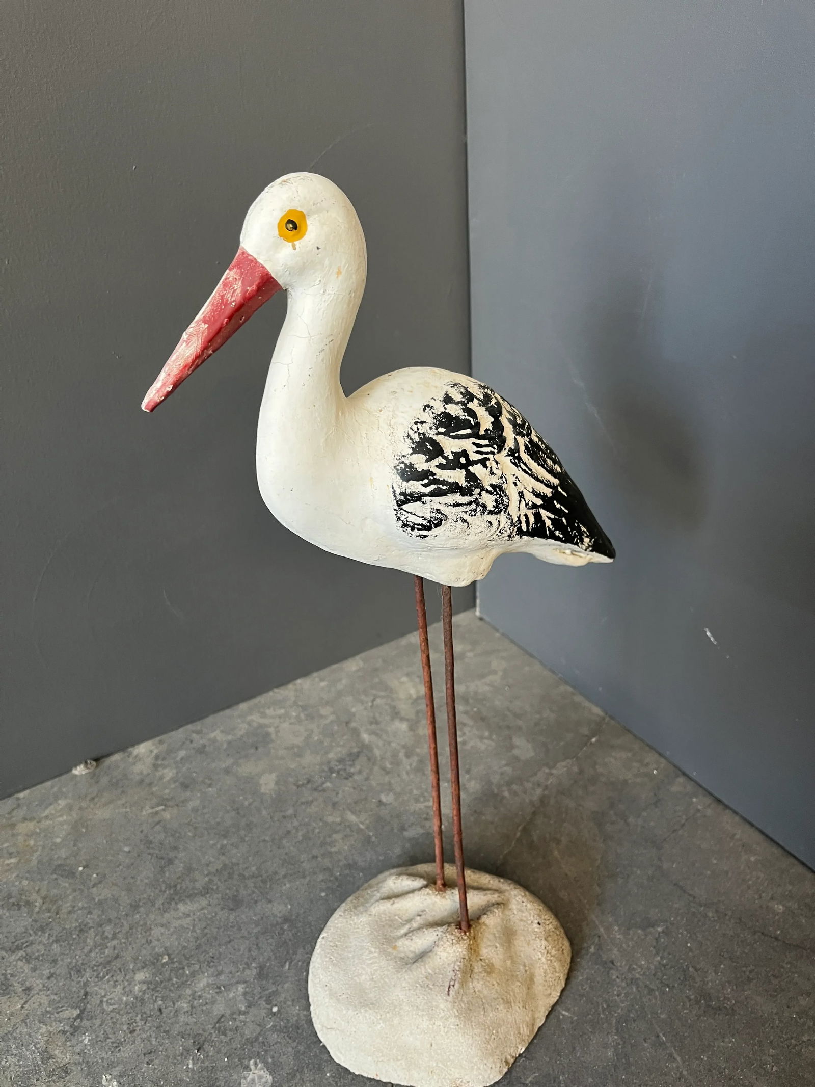 1960s Cast Cement Painted Seagulls - Set of 6 - 5