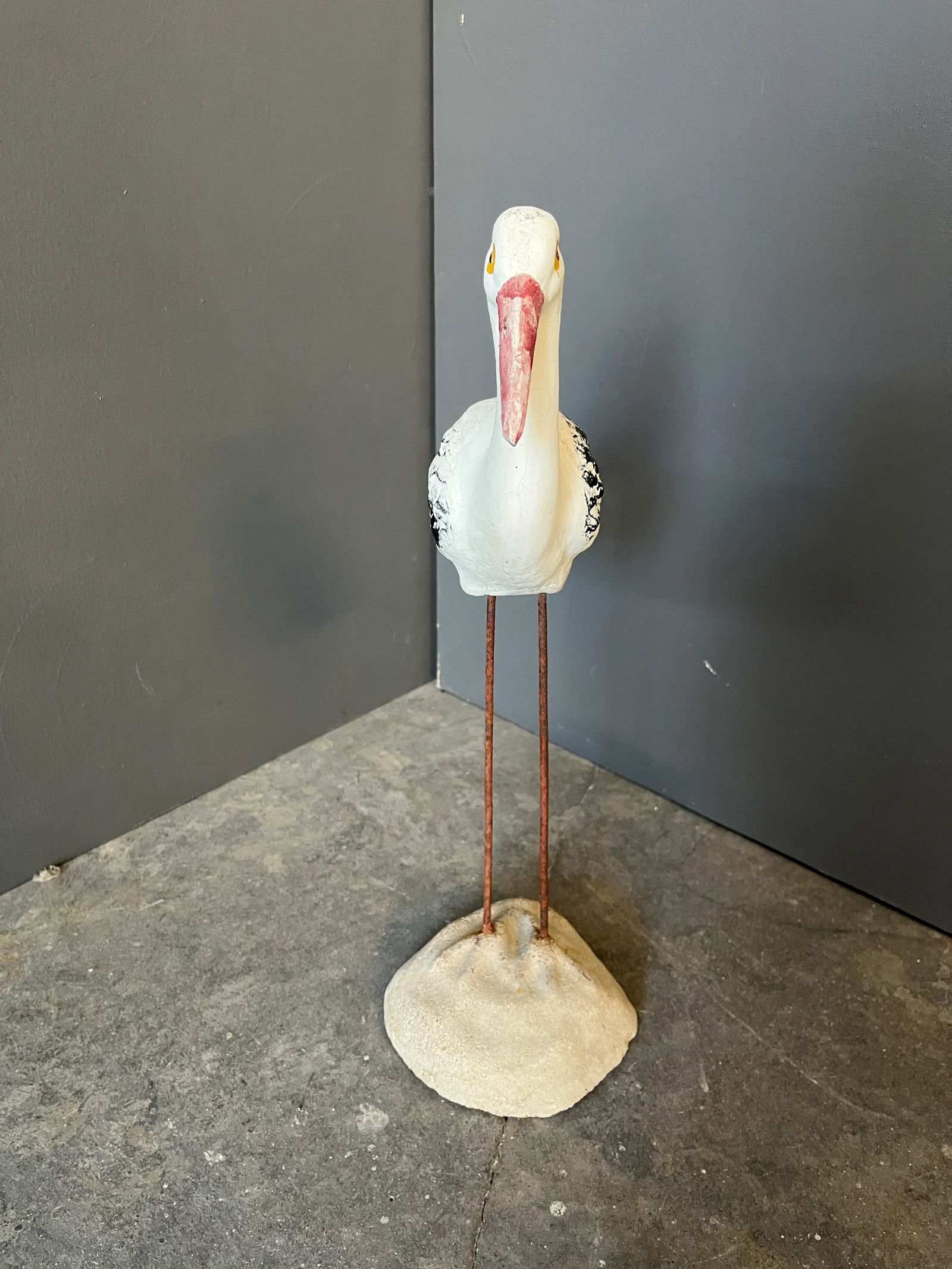 1960s Cast Cement Painted Seagulls - Set of 6 - 7