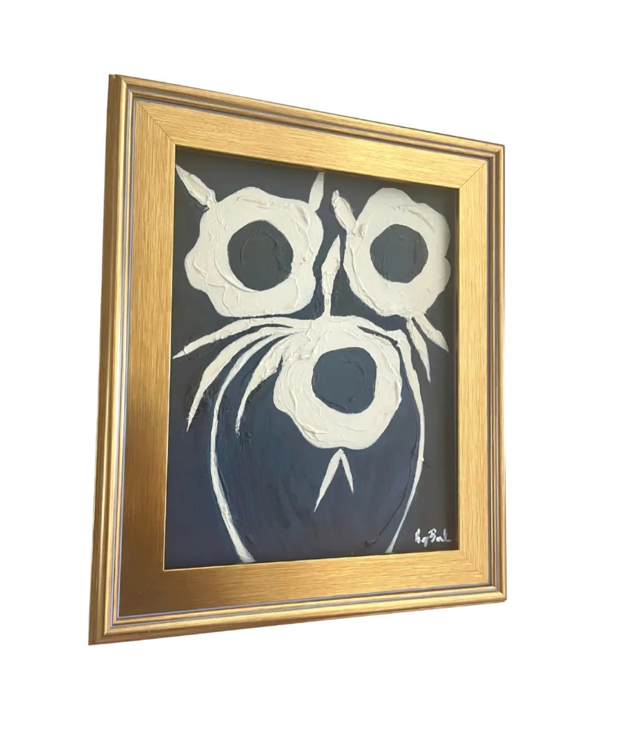 Modern Poppy Painting by Bryan Boomershine, Framed - 3