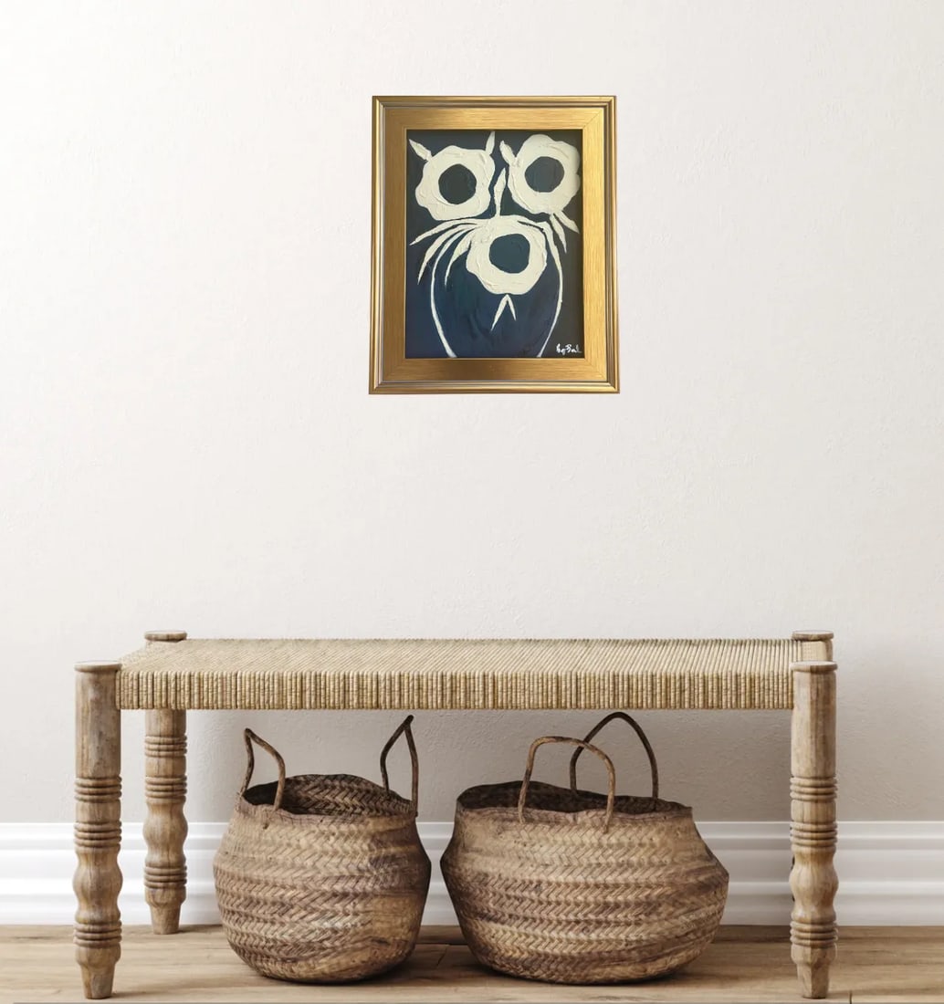 Modern Poppy Painting by Bryan Boomershine, Framed - 4