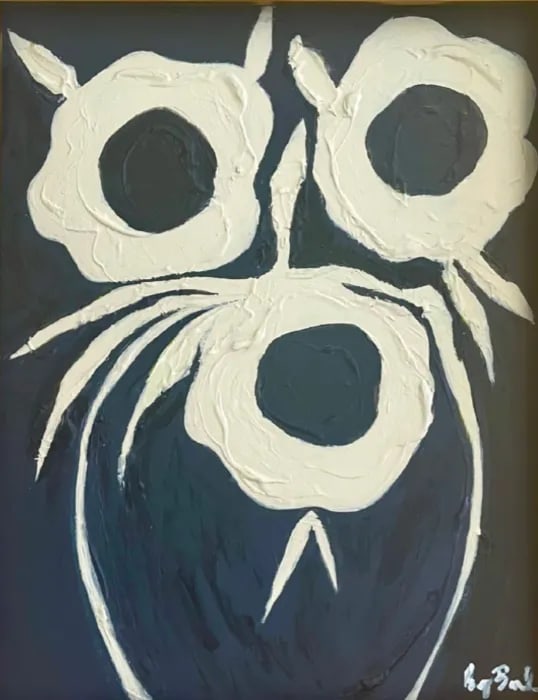 Modern Poppy Painting by Bryan Boomershine, Framed - 5