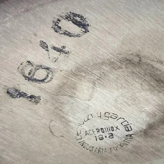 6-Piece Besozzi Y Garcia Argentina Stainless Steel Coffee and Tea Set With Additional Stainless Stee - 9