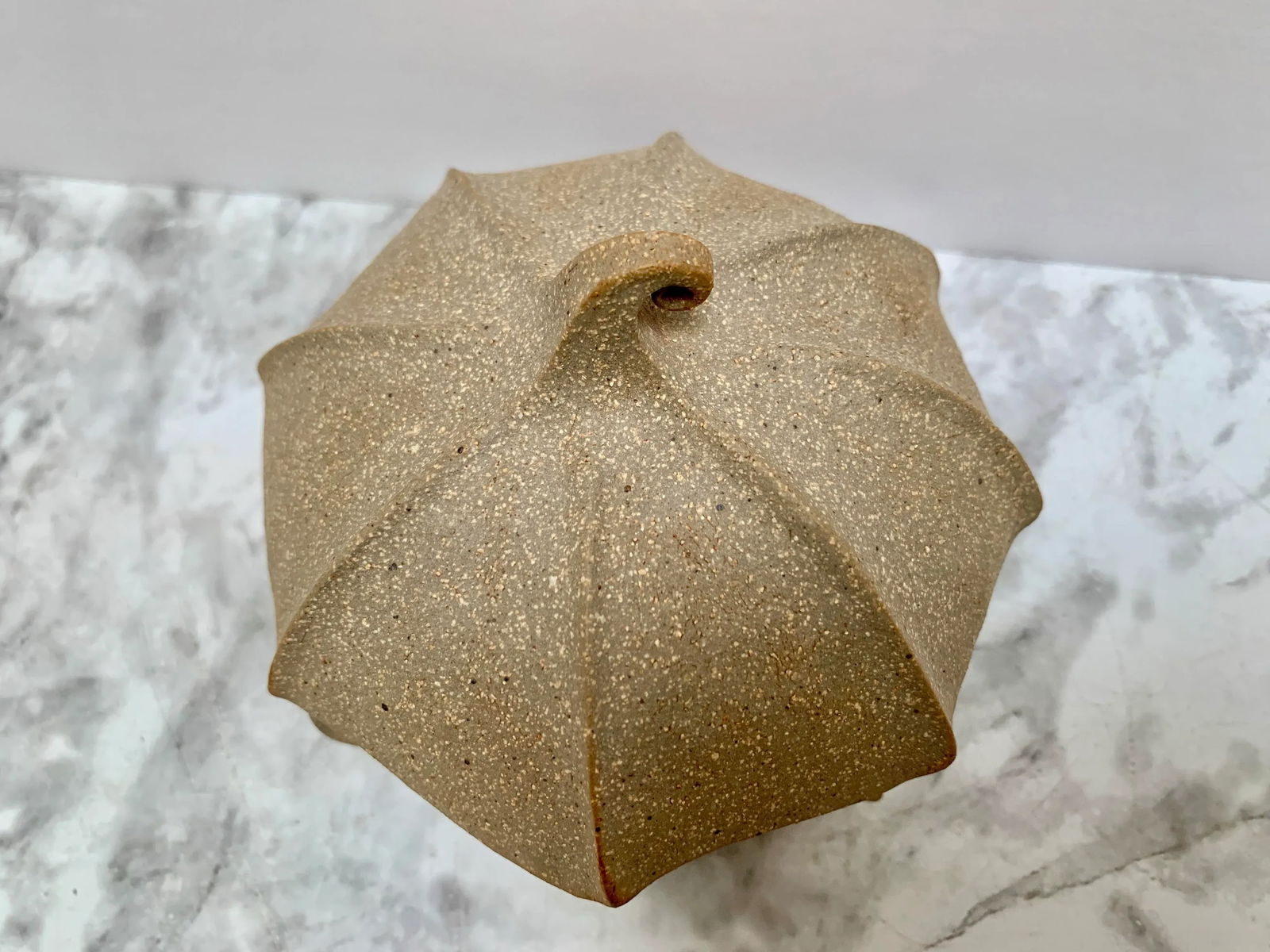 Vintage Handmade Raku Pottery Acorn Trinket Box - 5