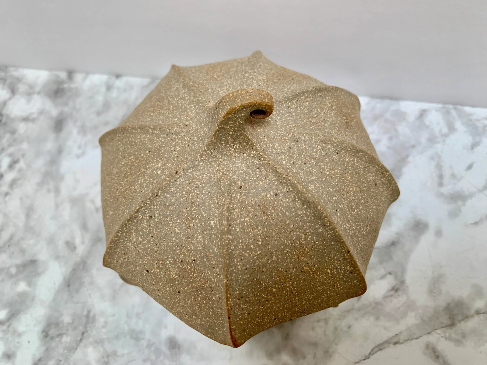 Vintage Handmade Raku Pottery Acorn Trinket Box - 6