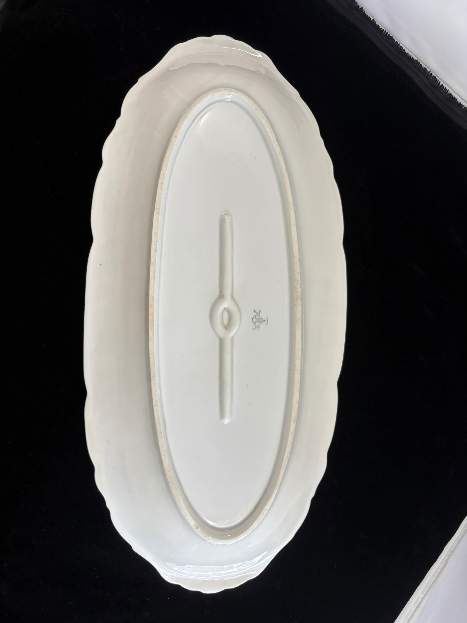 19th Century Imperial Crown China Antique Fish Platter - 4
