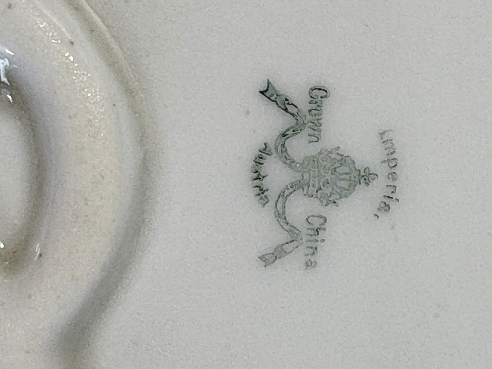 19th Century Imperial Crown China Antique Fish Platter - 5