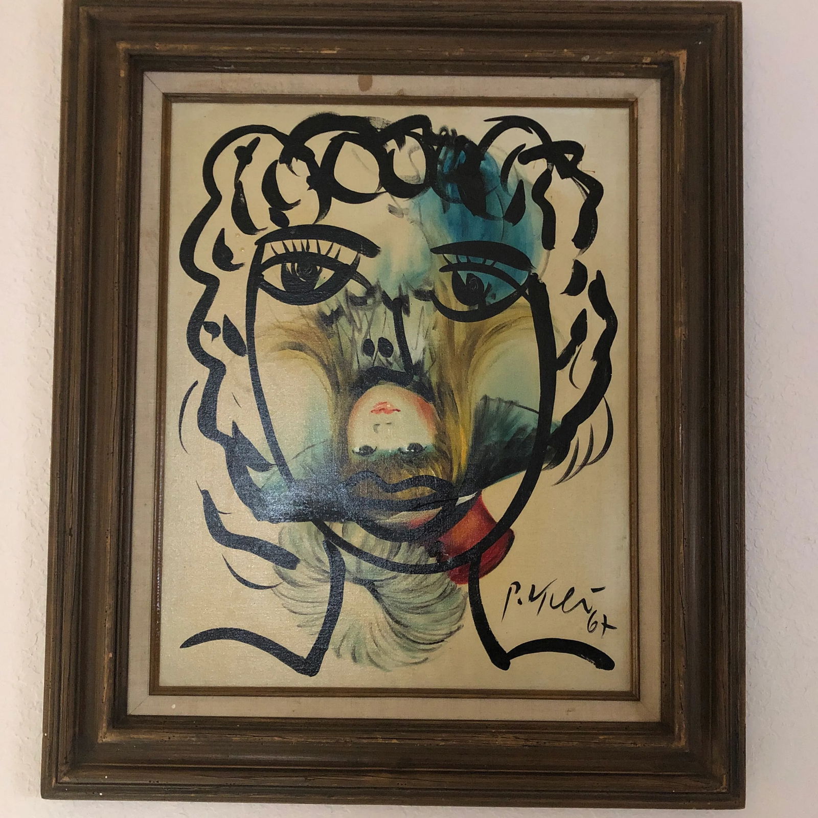 1967 Portrait of a Mother & Child Oil Painting by Peter Robert Keil, Framed - 13