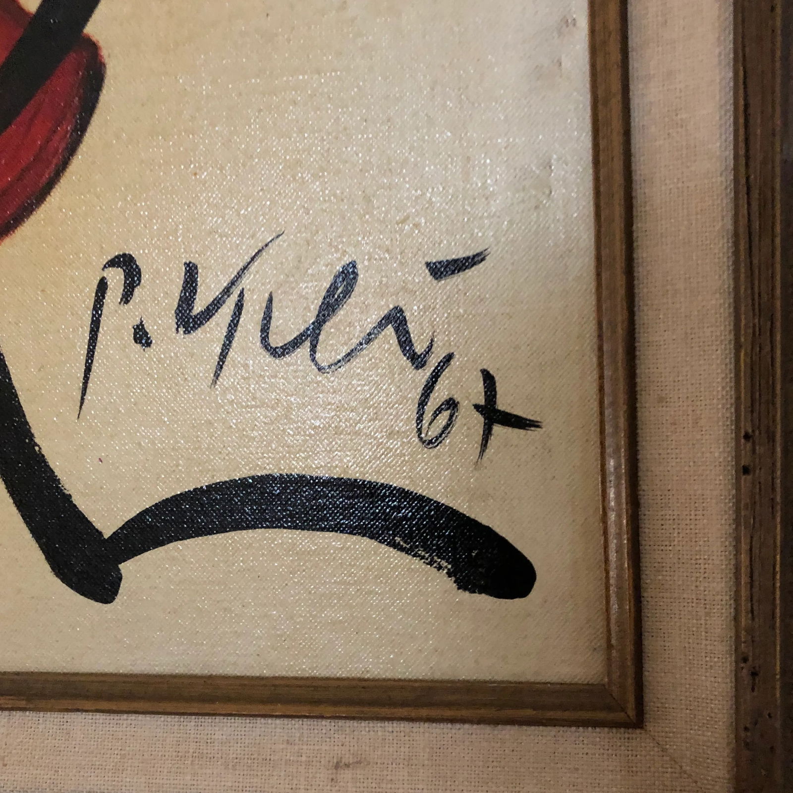 1967 Portrait of a Mother & Child Oil Painting by Peter Robert Keil, Framed - 4