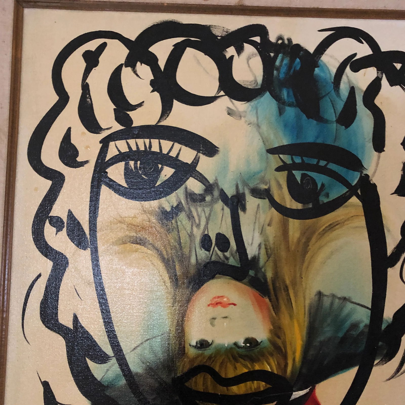 1967 Portrait of a Mother & Child Oil Painting by Peter Robert Keil, Framed - 8