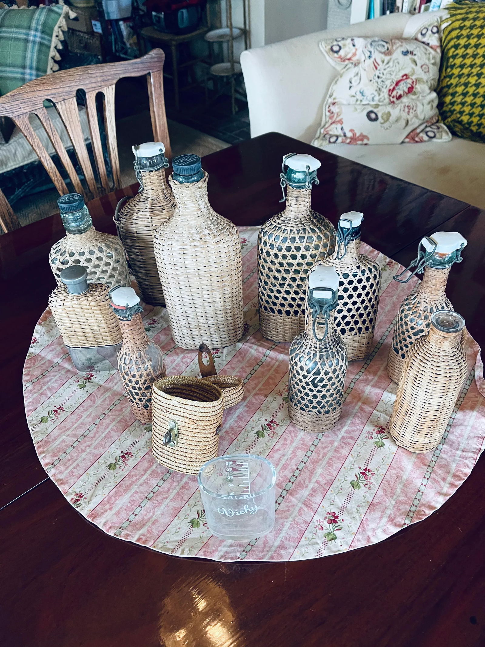19th Century French Century Demijohn Bottle Collection - Set of 11 - 2