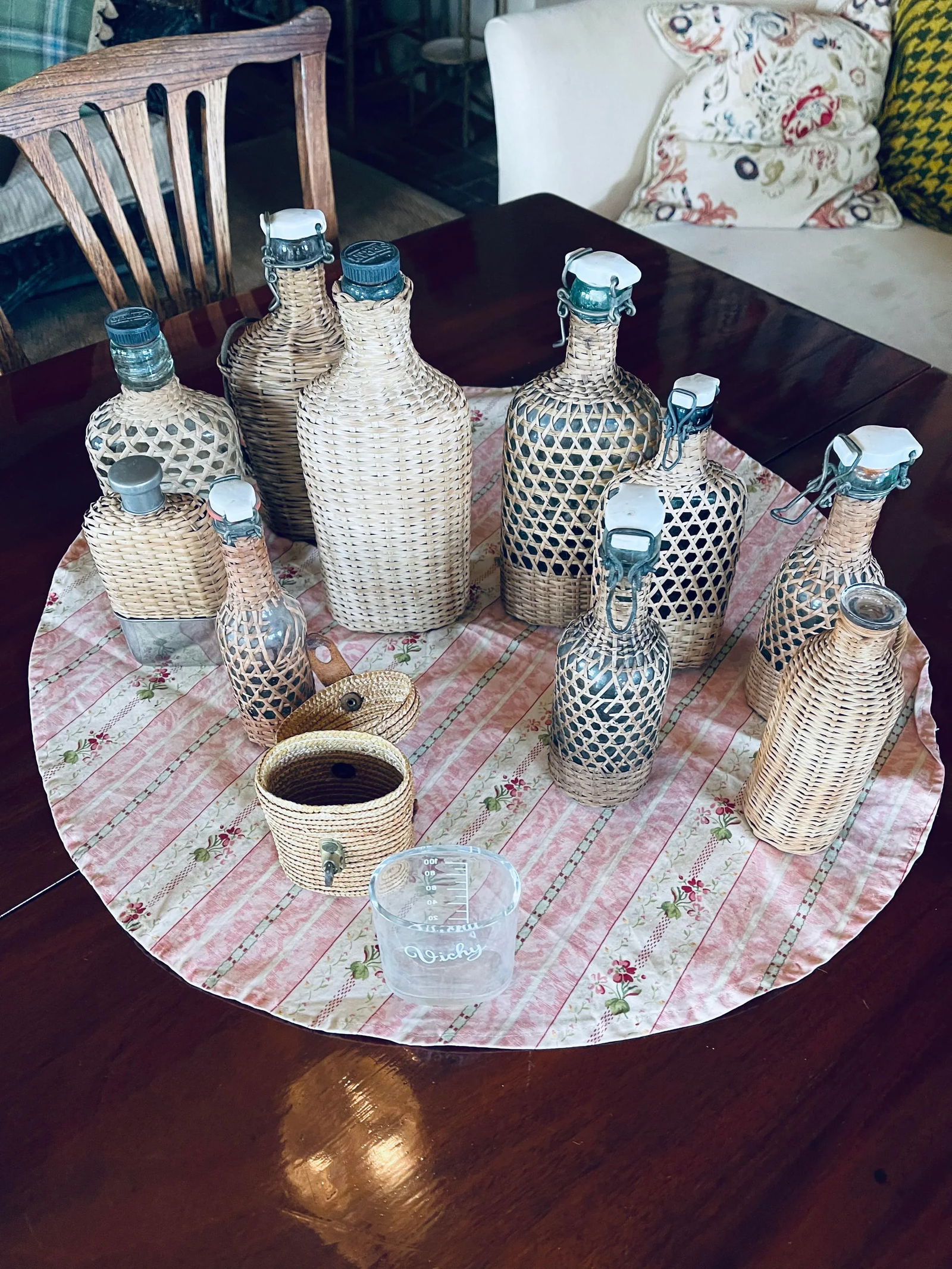 19th Century French Century Demijohn Bottle Collection - Set of 11 - 3