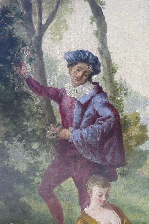 1920s French Oil on Board Paintings - a Pair - 3