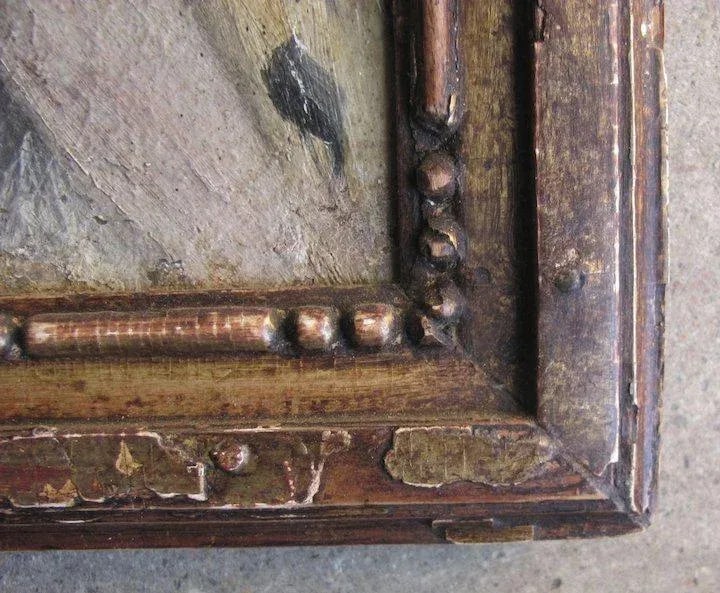 Mid 18th Century Portrait of a Priest of Saint Oil Painting, Framed - 3