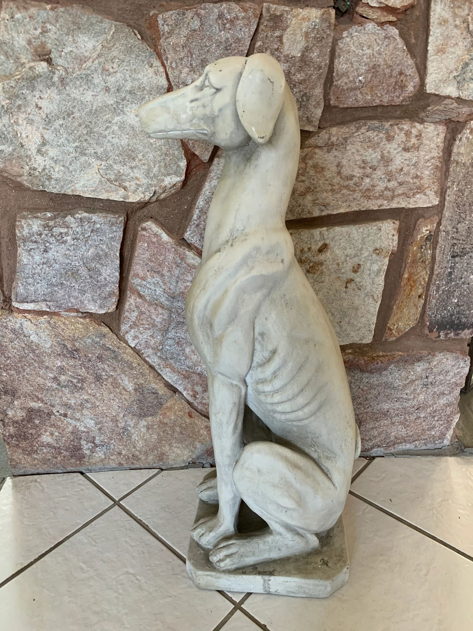Mid 19th Century Greyhound Dog Sculpture - 4