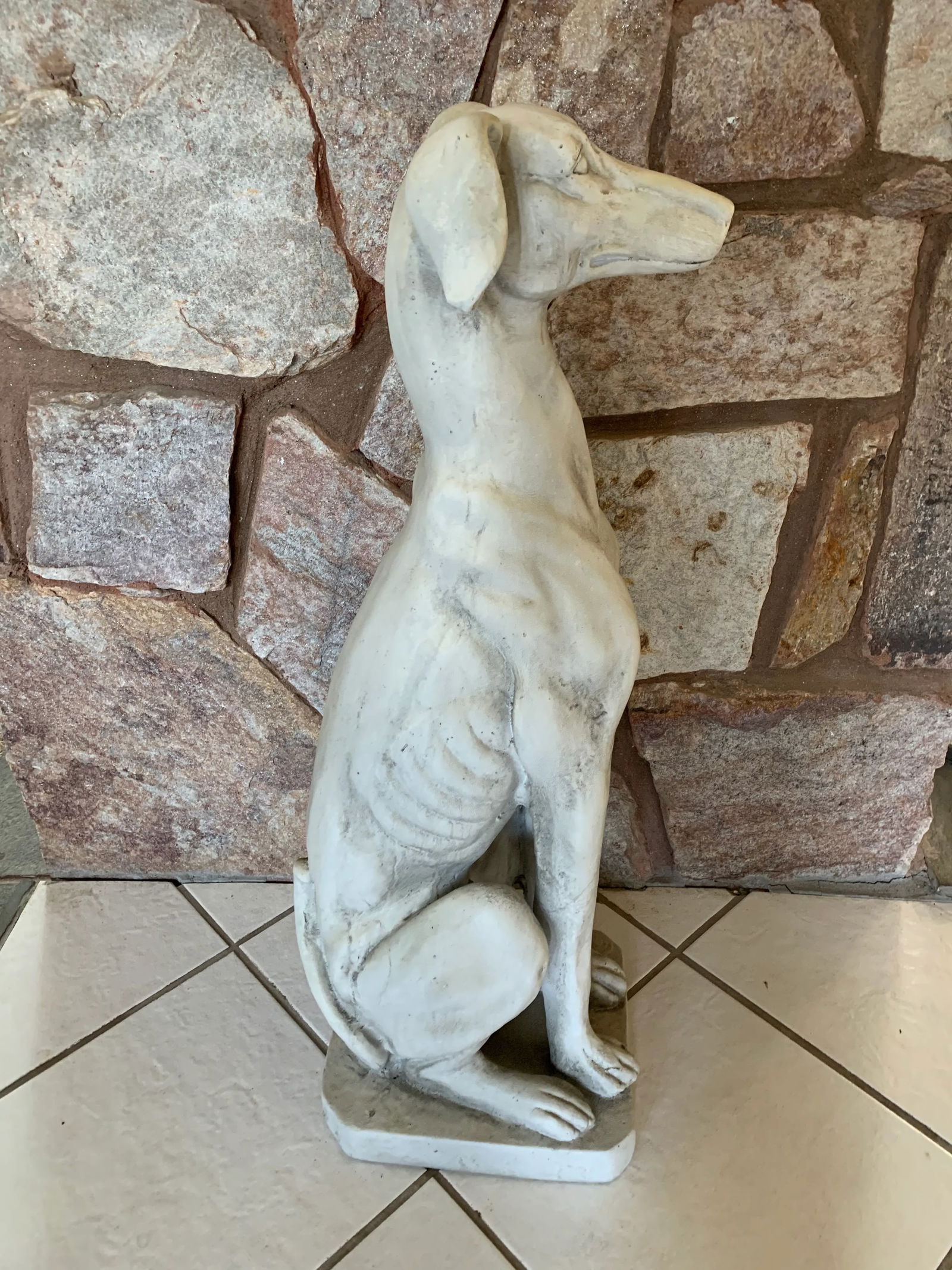 Mid 19th Century Greyhound Dog Sculpture - 7