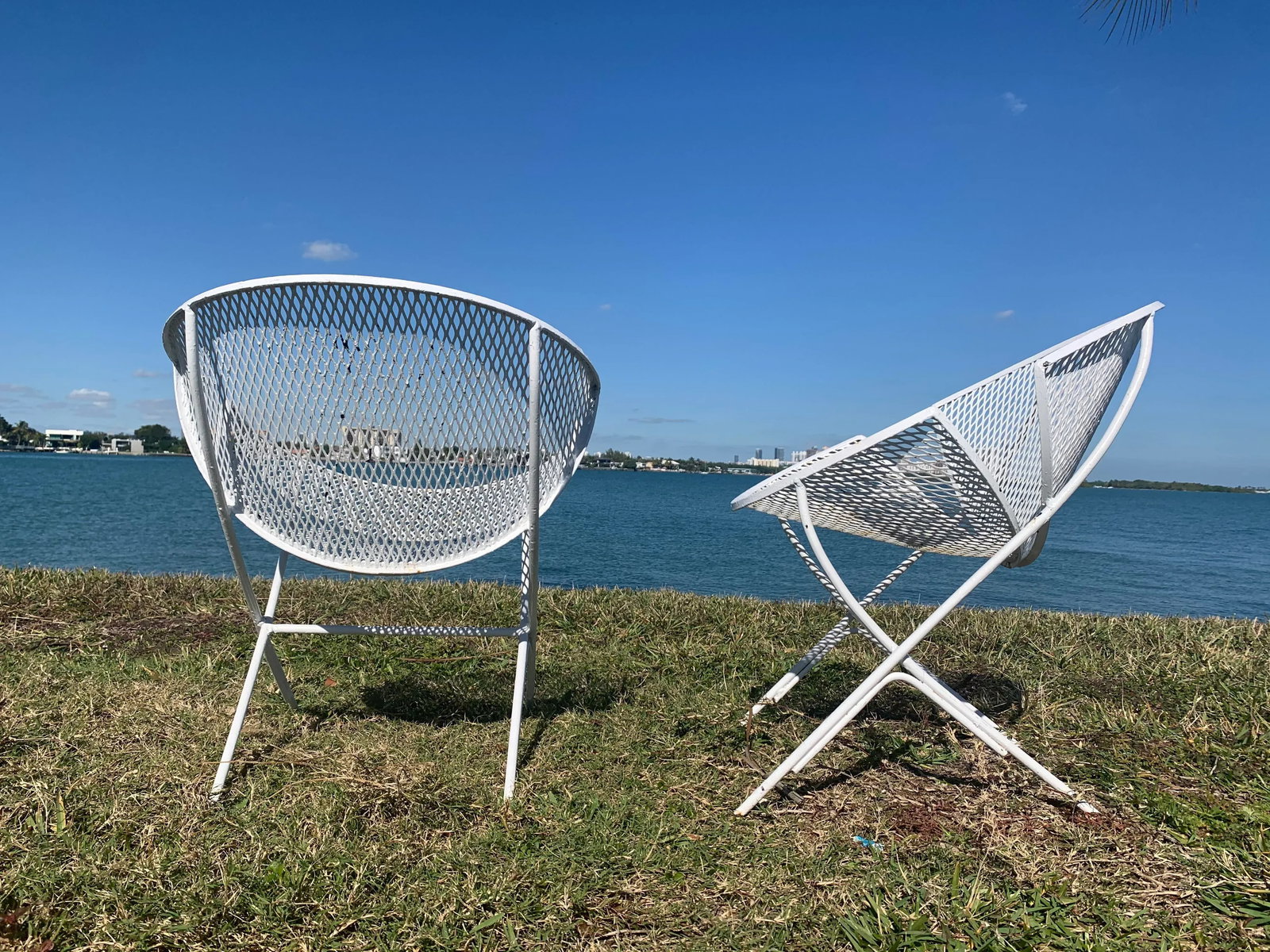1950s Orange Slice Patio Chairs Maurizio Tempestini for Salterini - a Pair - 10