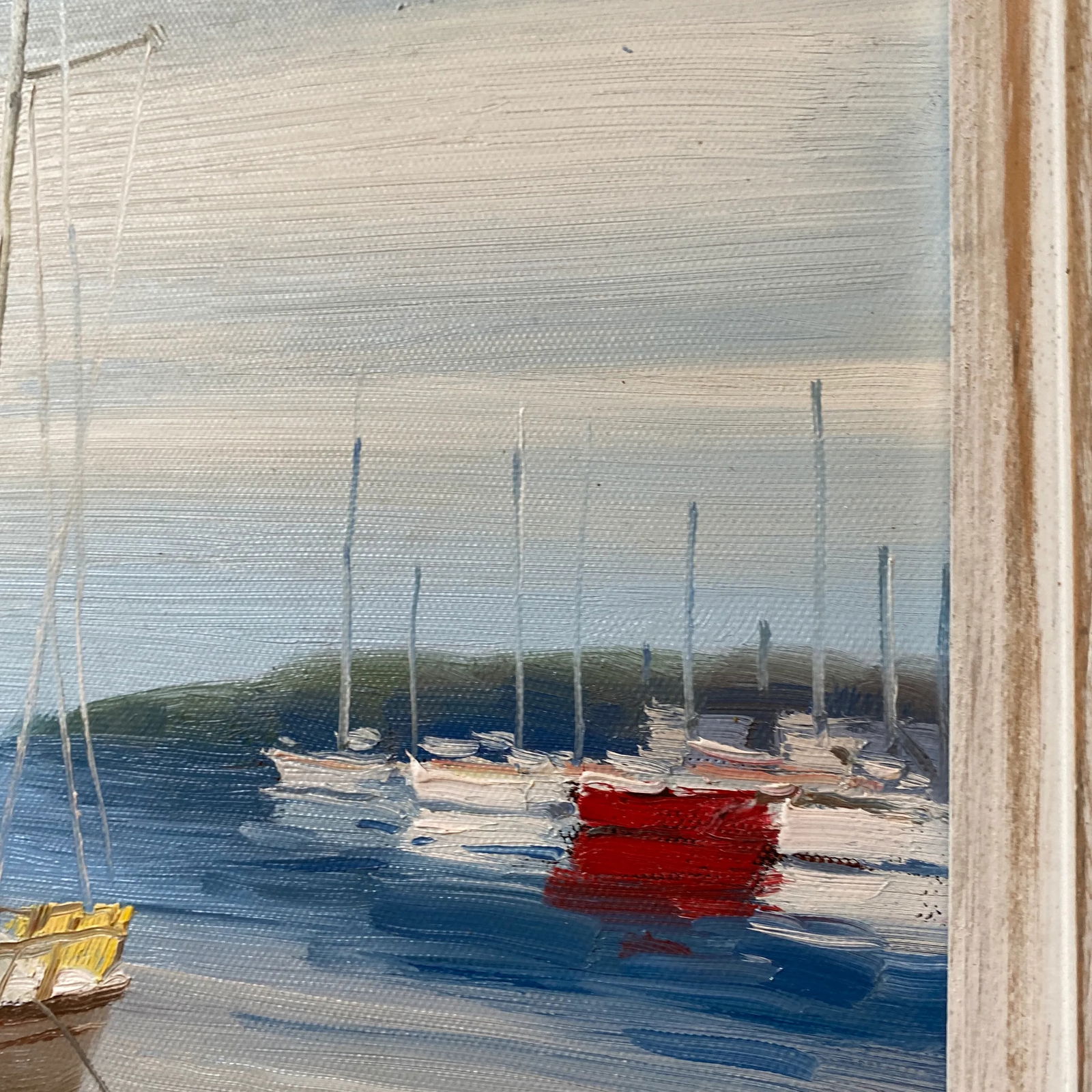 1970s Nautical Seascape Painting, Framed - 4