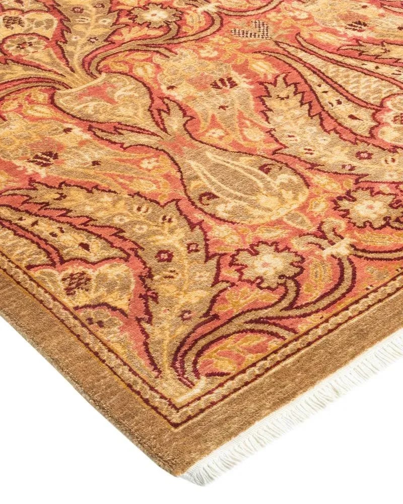 Mogul Collection Hand-Knotted Area Rug - Yellow 4' 3" x 6' 6" - 2