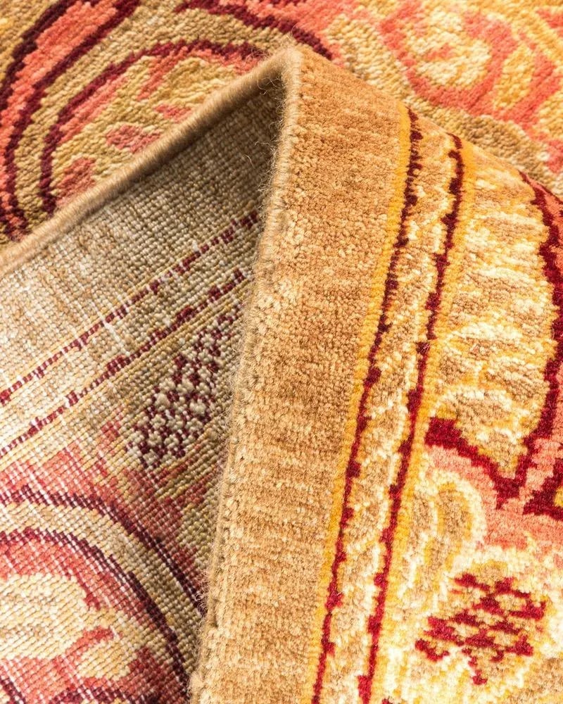 Mogul Collection Hand-Knotted Area Rug - Yellow 4' 3" x 6' 6" - 6