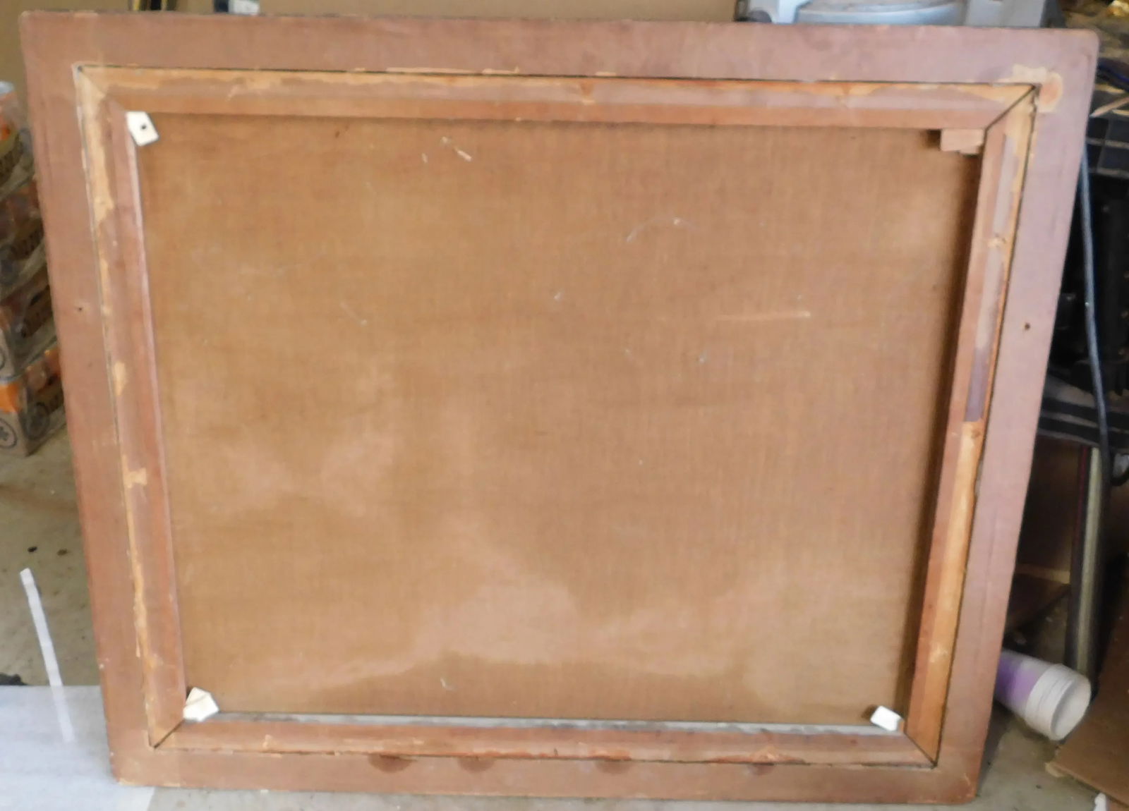 Edgar Bloomster b.1895 Illinois, Ca Artist, Oil/Canvas 30 X 36 Paris Scene Unframed - 6