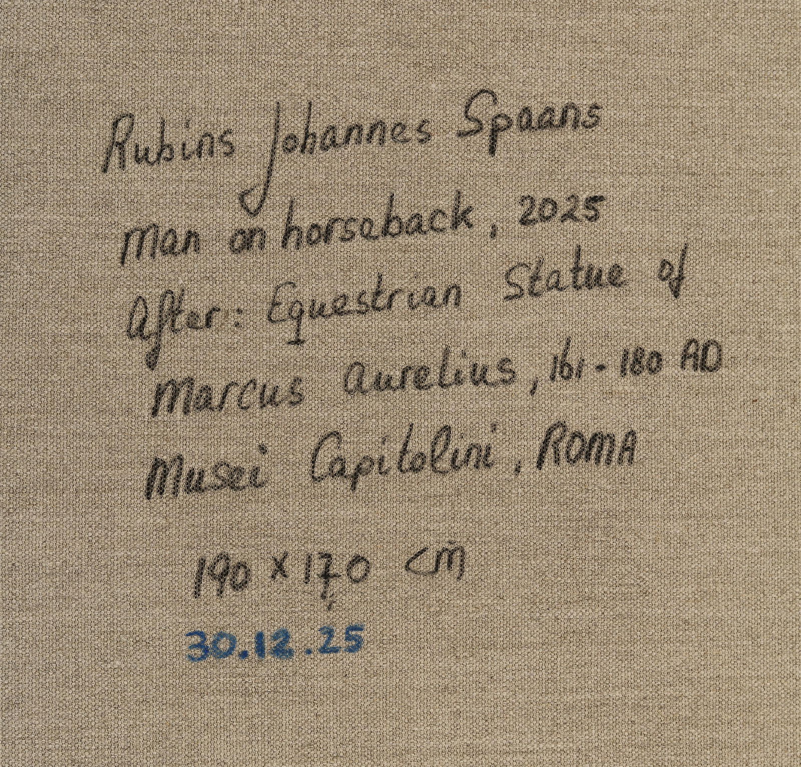 Horse Painting. Equestrian Oil Painting on Unprimed Belgian Linen - 4