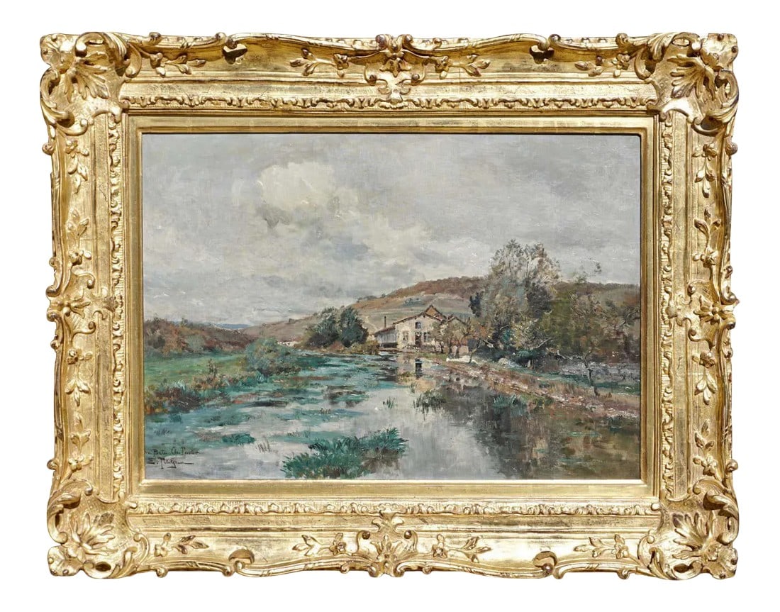 Edmond Marie Petitjean French Landscape Painting (1 of 6)