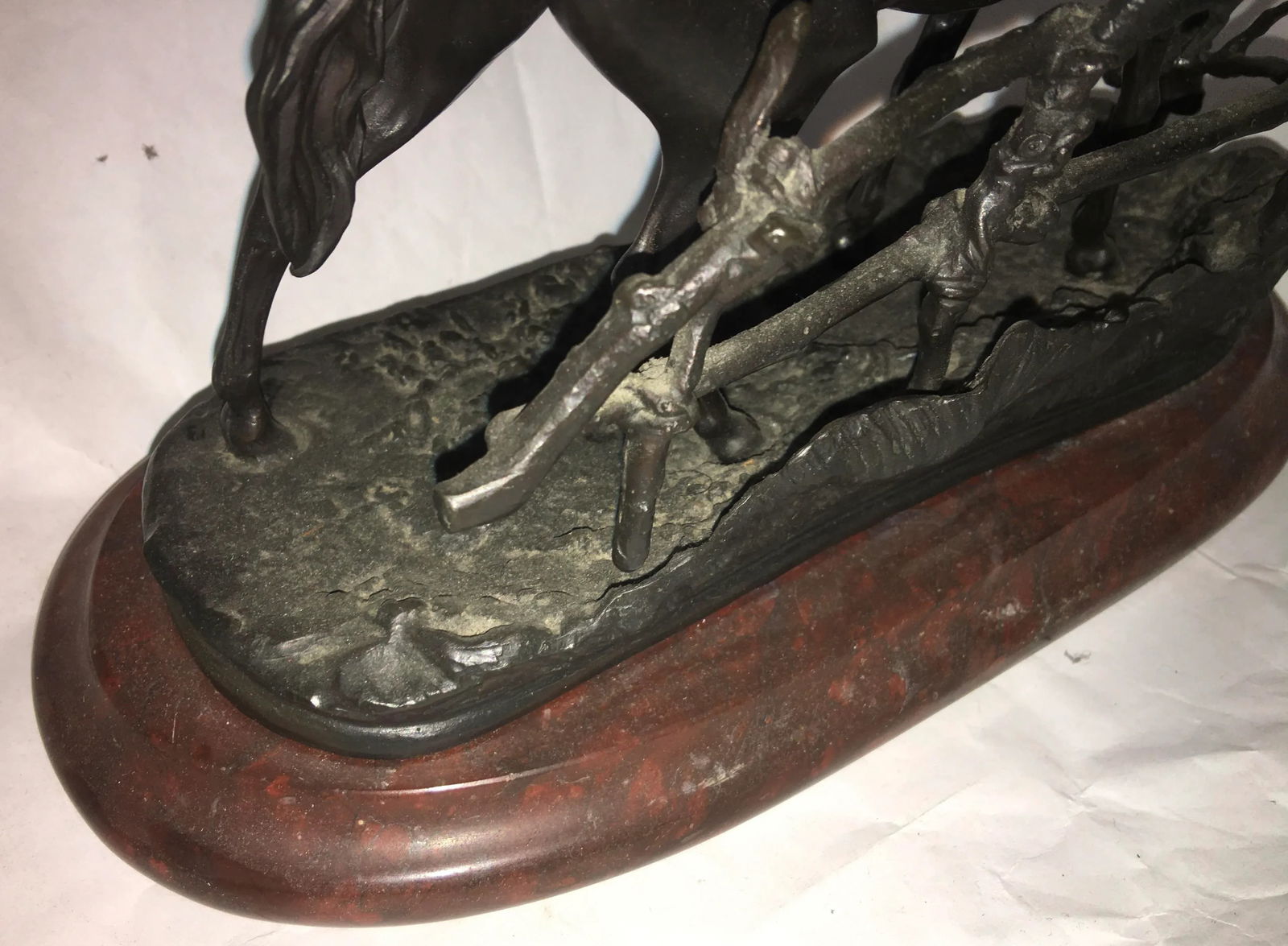 Mid 20th Century Pierre Jules Mene Bronze Horse Sculpture - 6