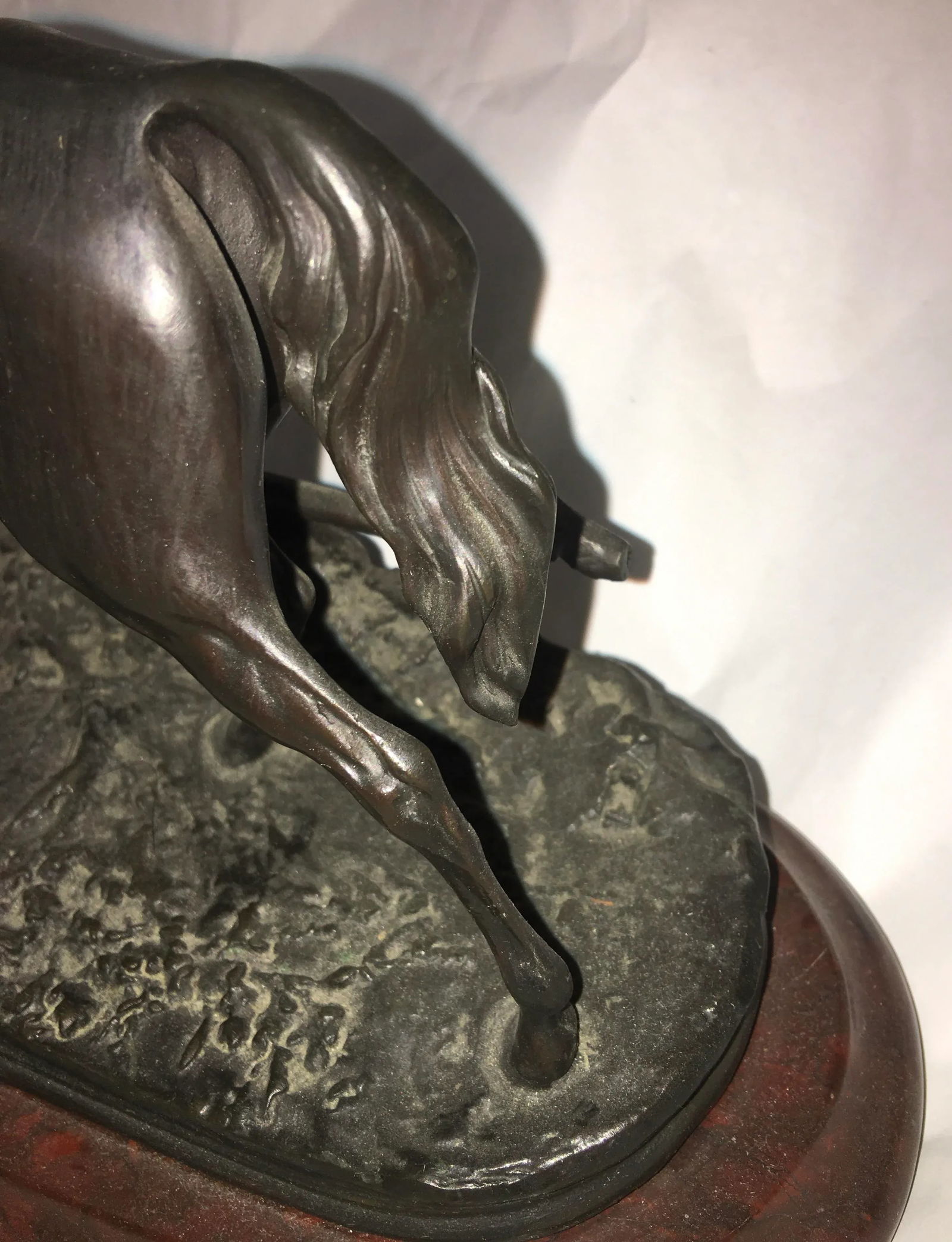 Mid 20th Century Pierre Jules Mene Bronze Horse Sculpture - 9