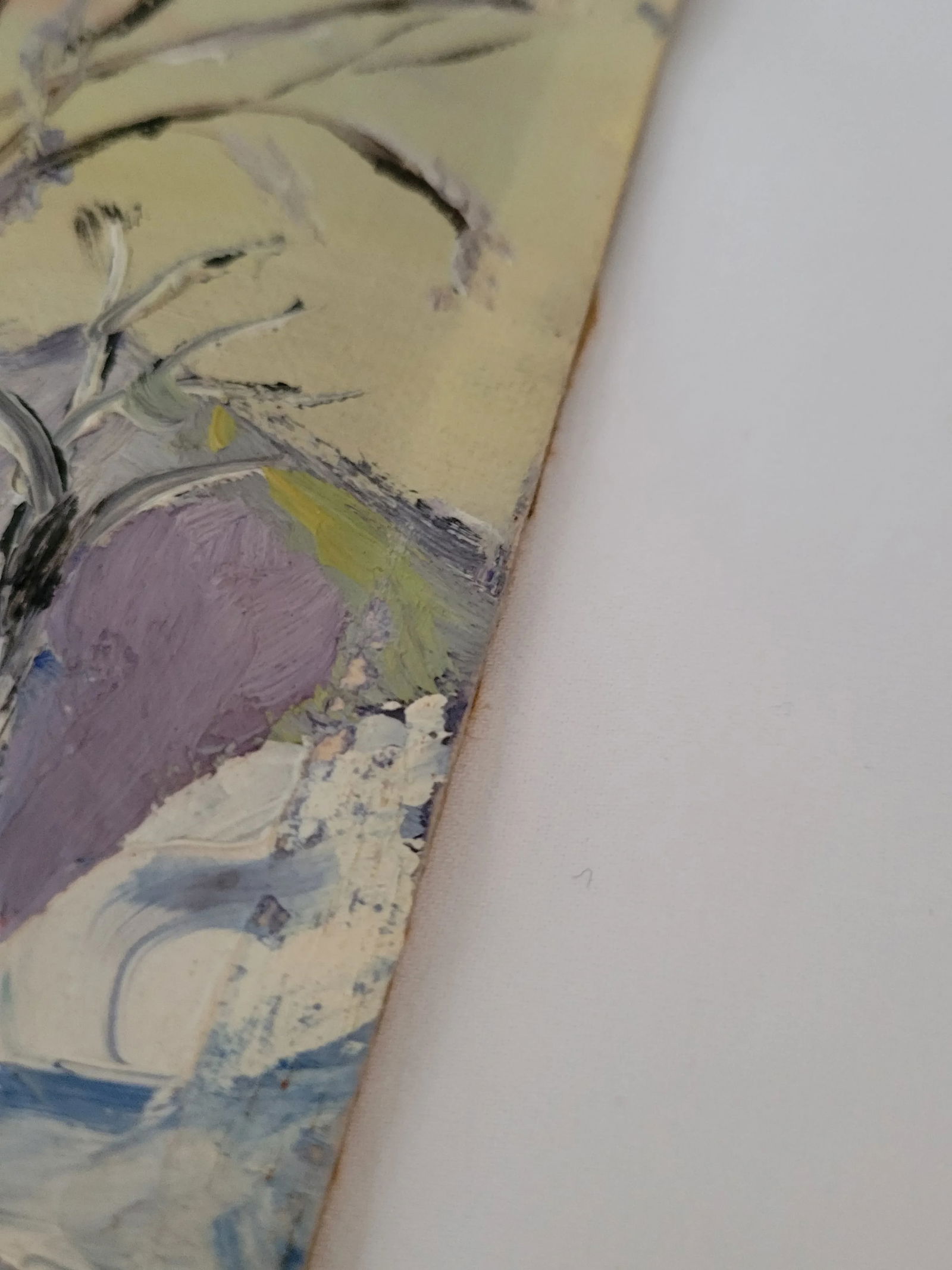 1954 Winter River Landscape Painting - 7