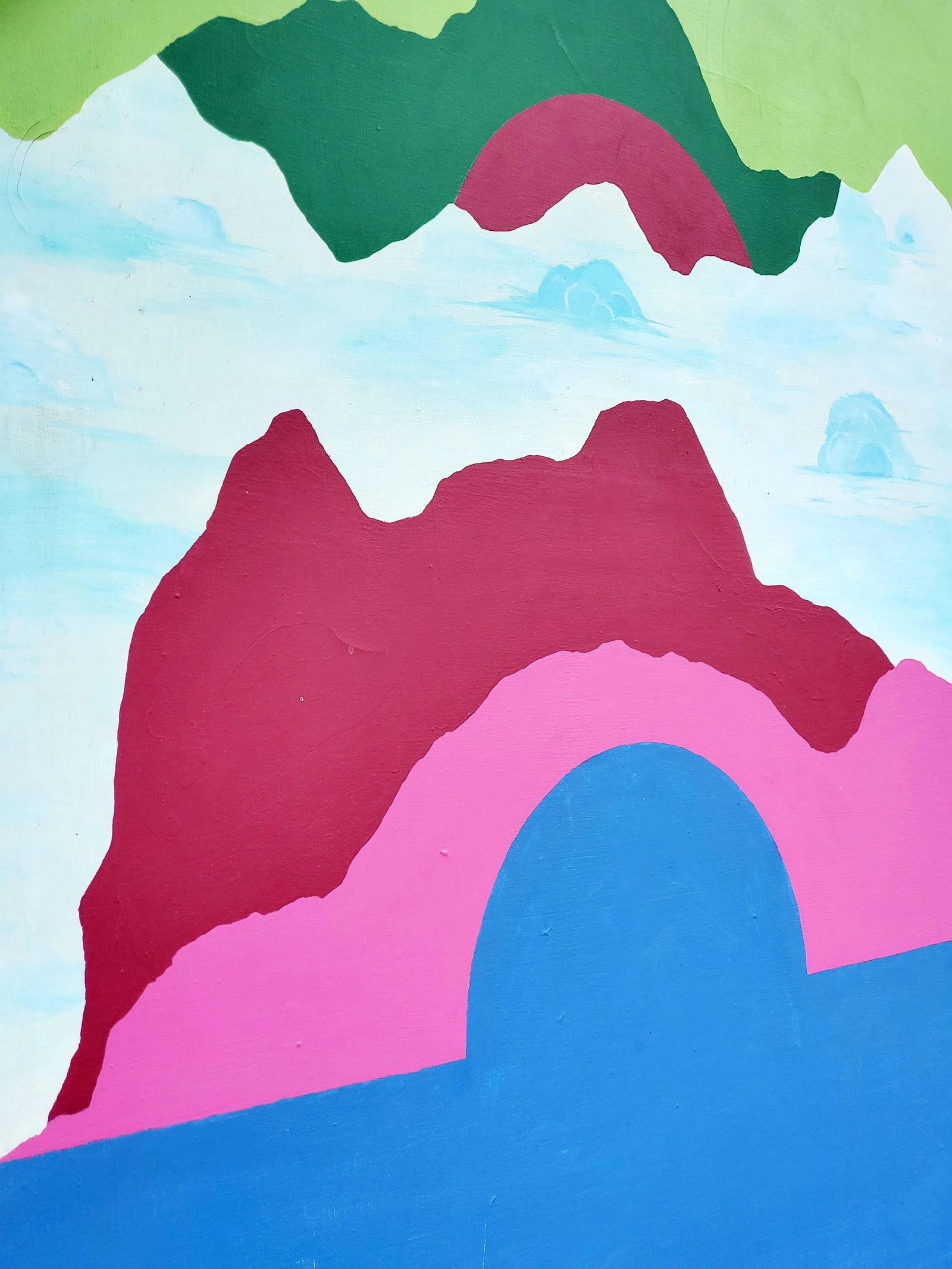 1971 "Rising" Hard Edge Abstract Geometric Oil Painting by J. C. Gillespie, Framed - 11