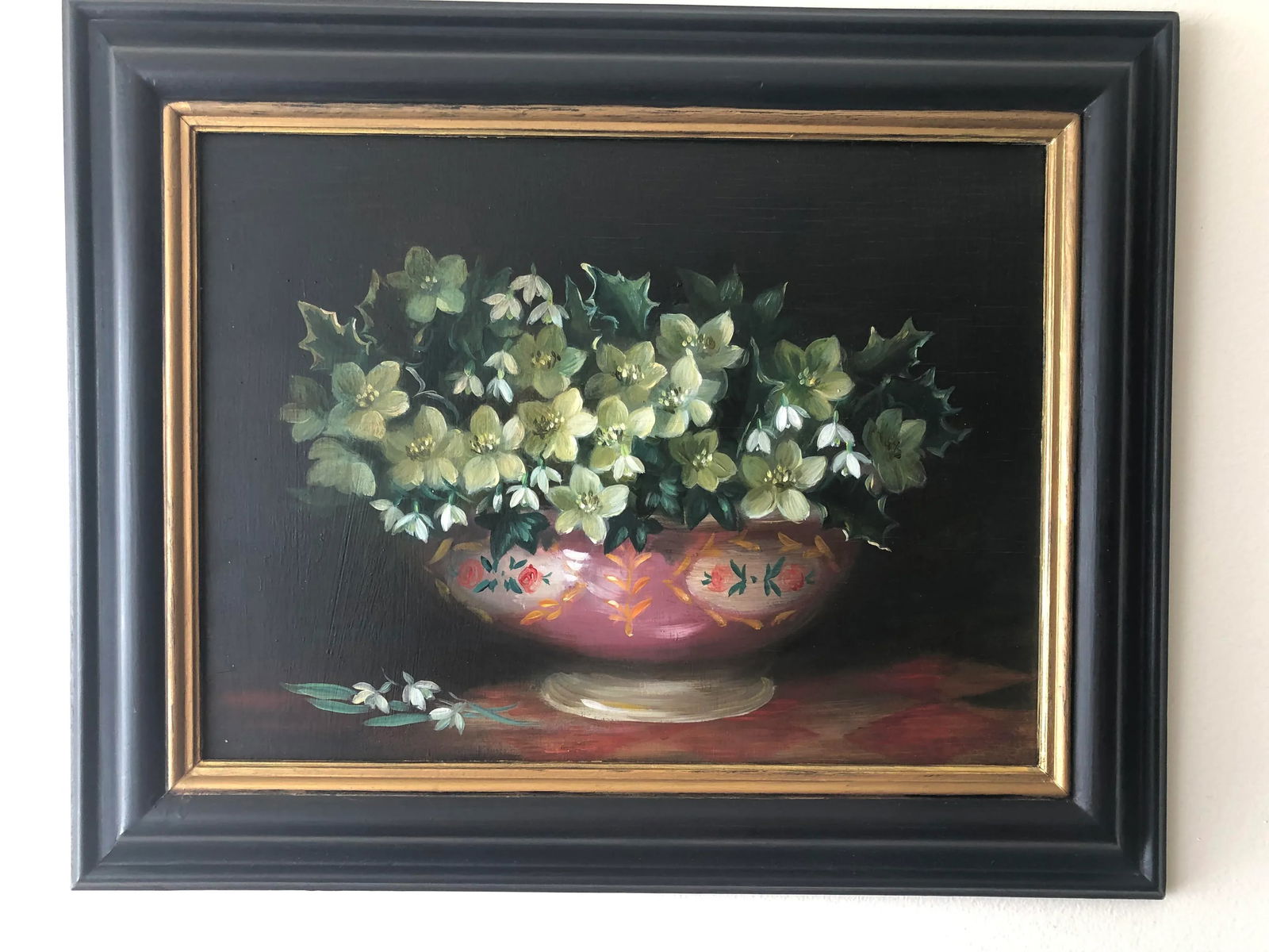20th Century English Floral Still Life Oil Painting, Framed - 4