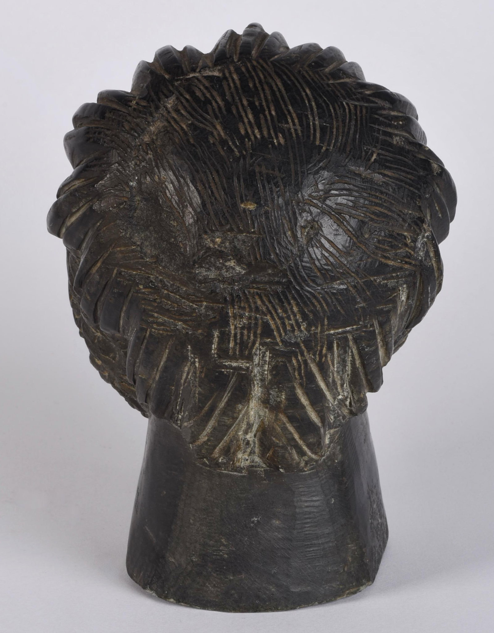 Carved Stone Vintage Greek Head Sculpture Bust - 8