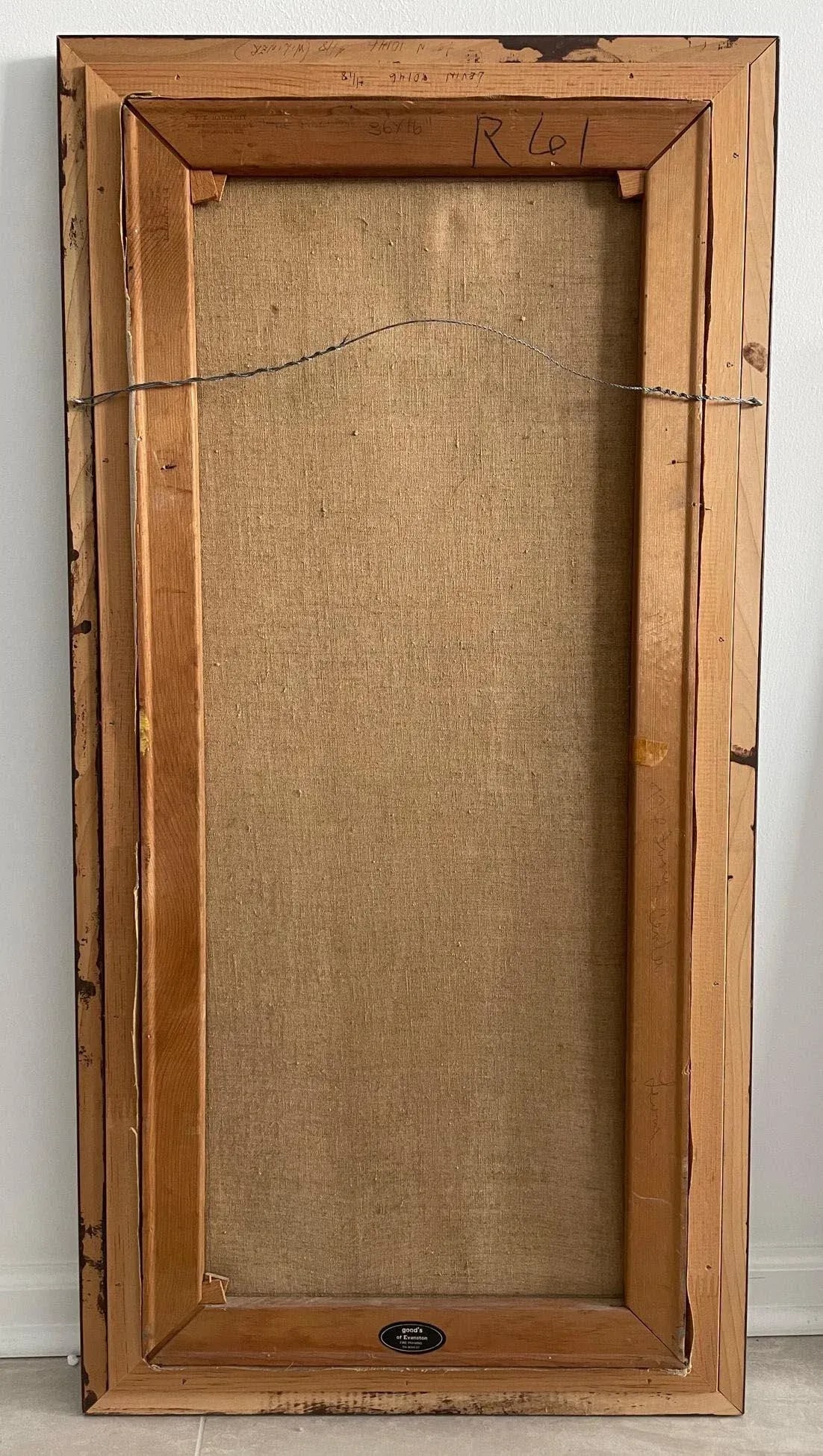 MCM "The Pineapple" Haitian Figurative Original Painting, Framed f.e. Bartlette - 5