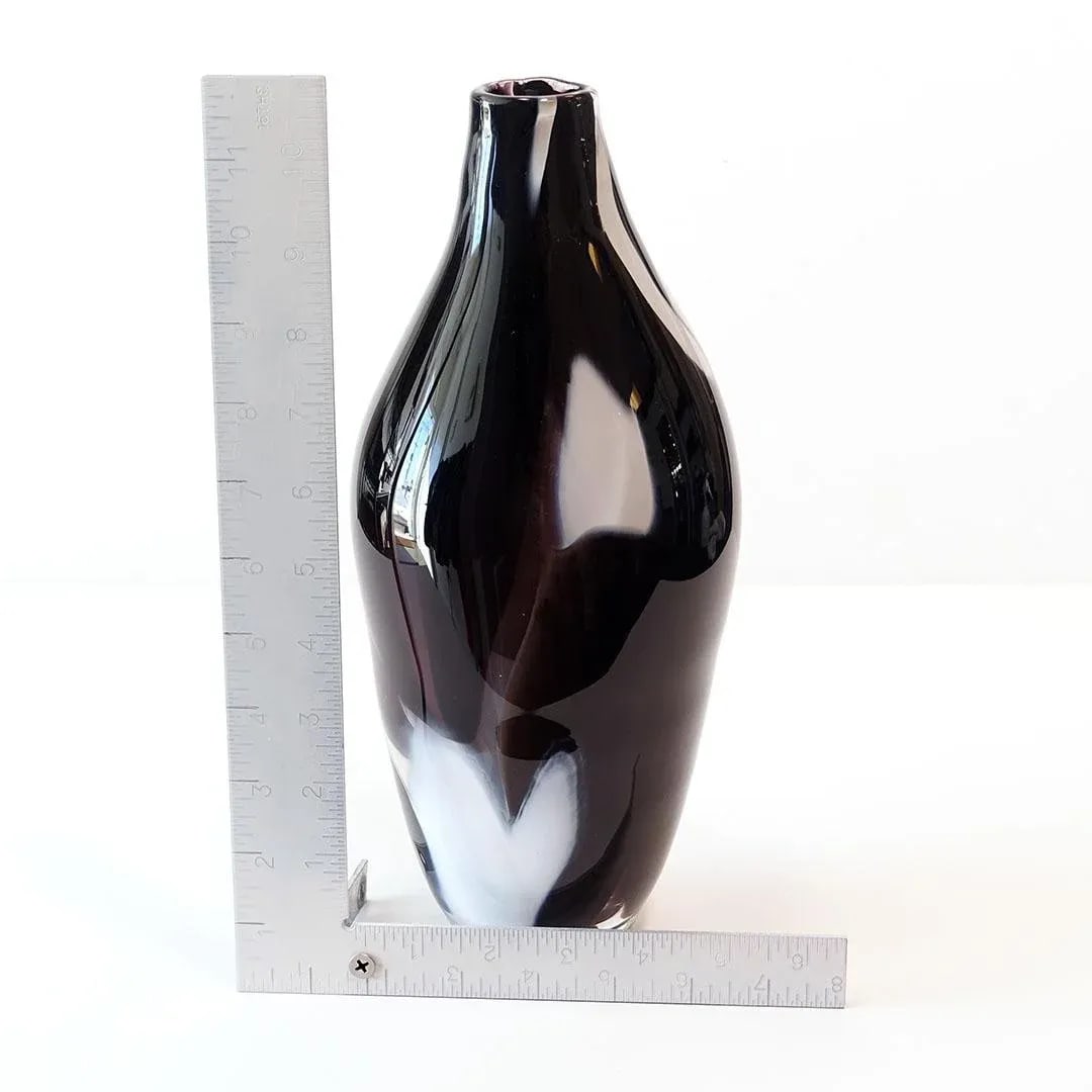 Contemporary Jesse Reece Abstract Expressionist Art Glass Vase - 3