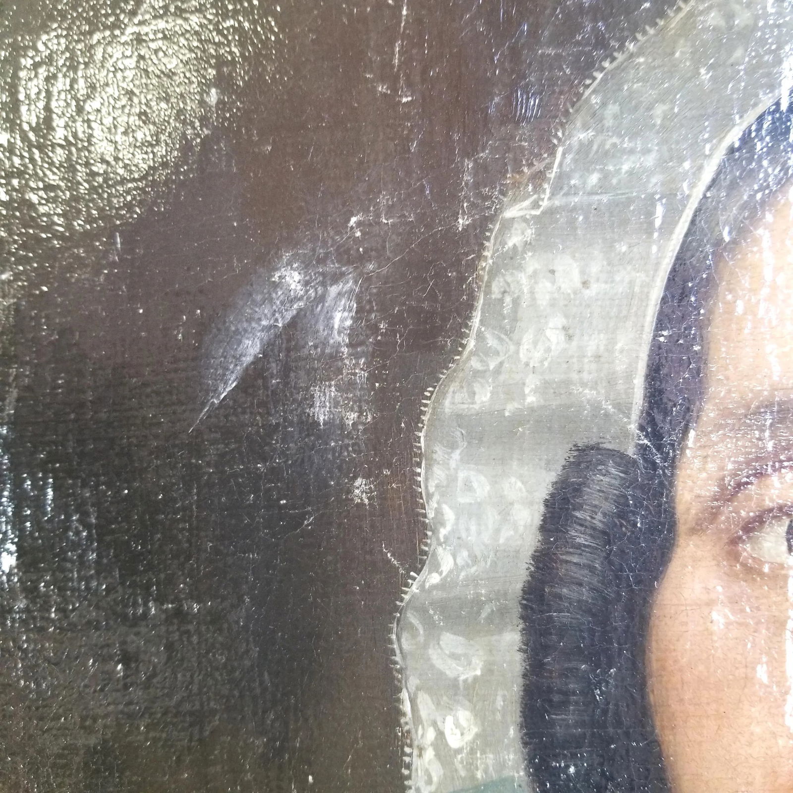 Antique Portrait of a Woman in a Gold Frame - 5