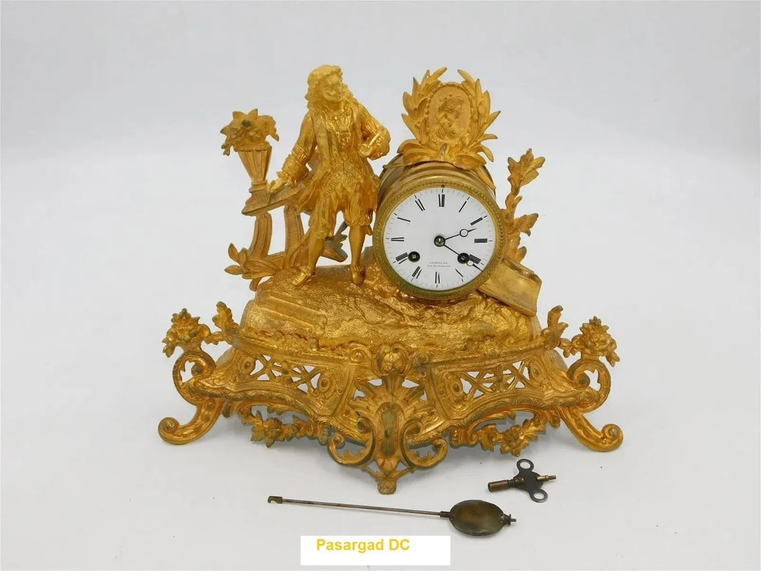 Early 19th Century Pasargad French Decorative Mantle Clock - 2