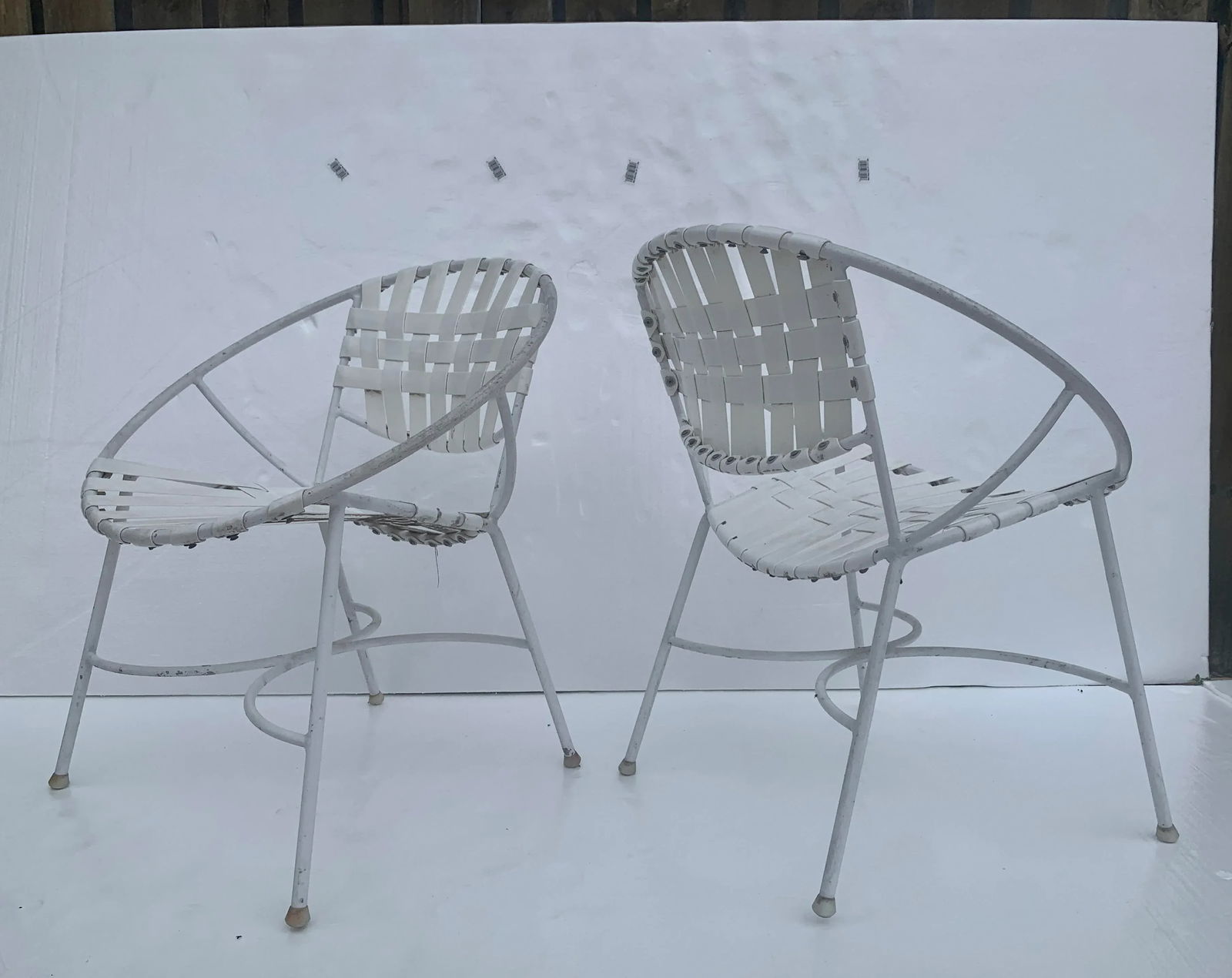 1960s Mid-Century Modern Wrought Iron Patio Set - 4