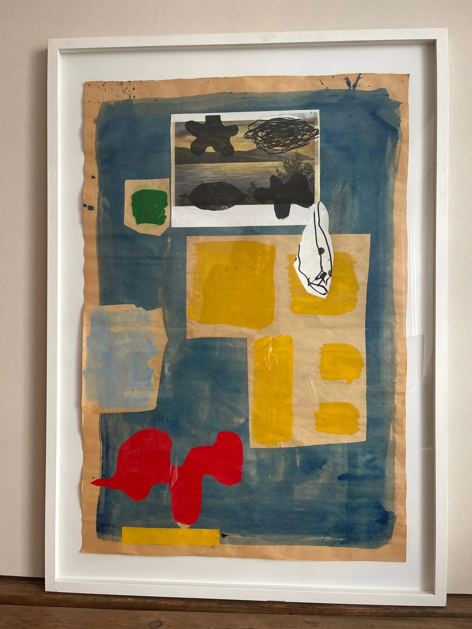 2006 "Midsummer Blue" Swedish Abstract Expressionist Painting by Peter Astrom - 2