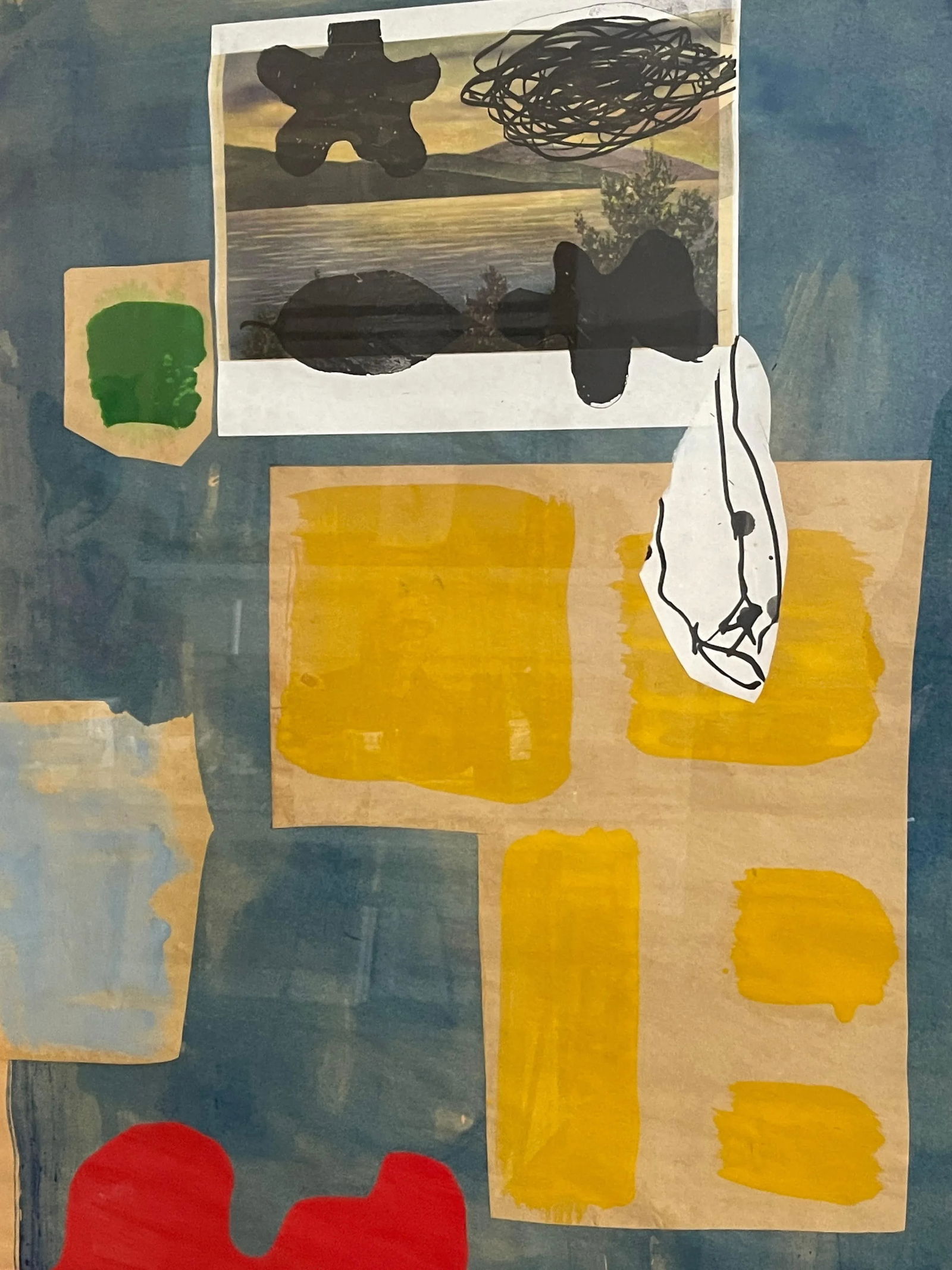 2006 "Midsummer Blue" Swedish Abstract Expressionist Painting by Peter Astrom - 3