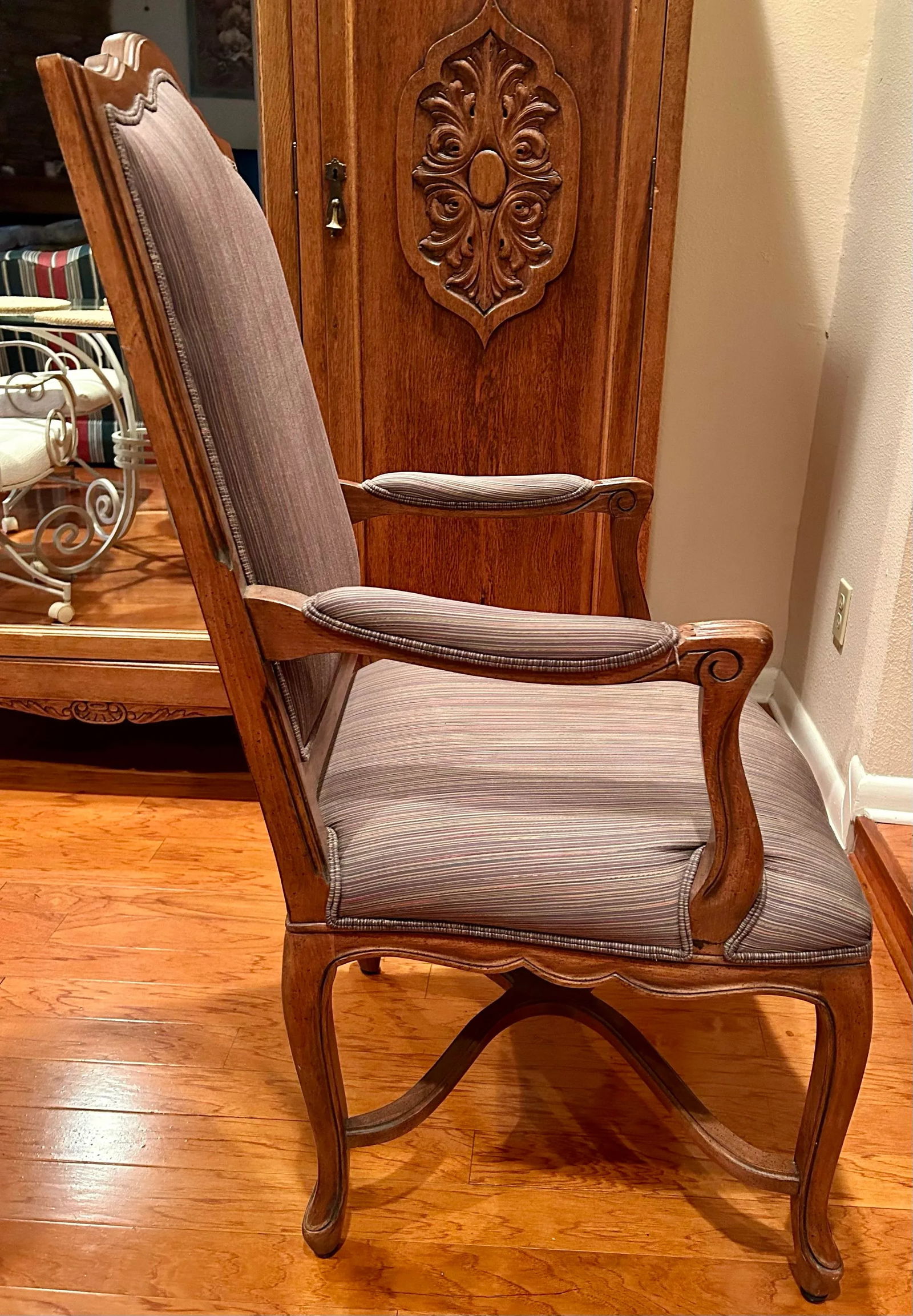 Ethan Allen French Country Dining Accent Arm Chair - 3