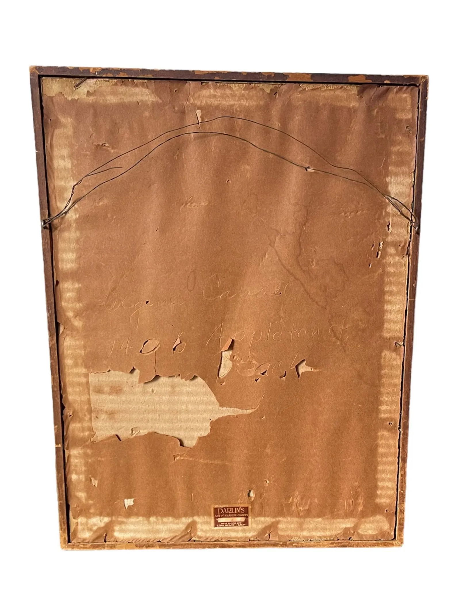 Antique Victorian Gothic Eastern European Hand Colored Religious Etching - 8