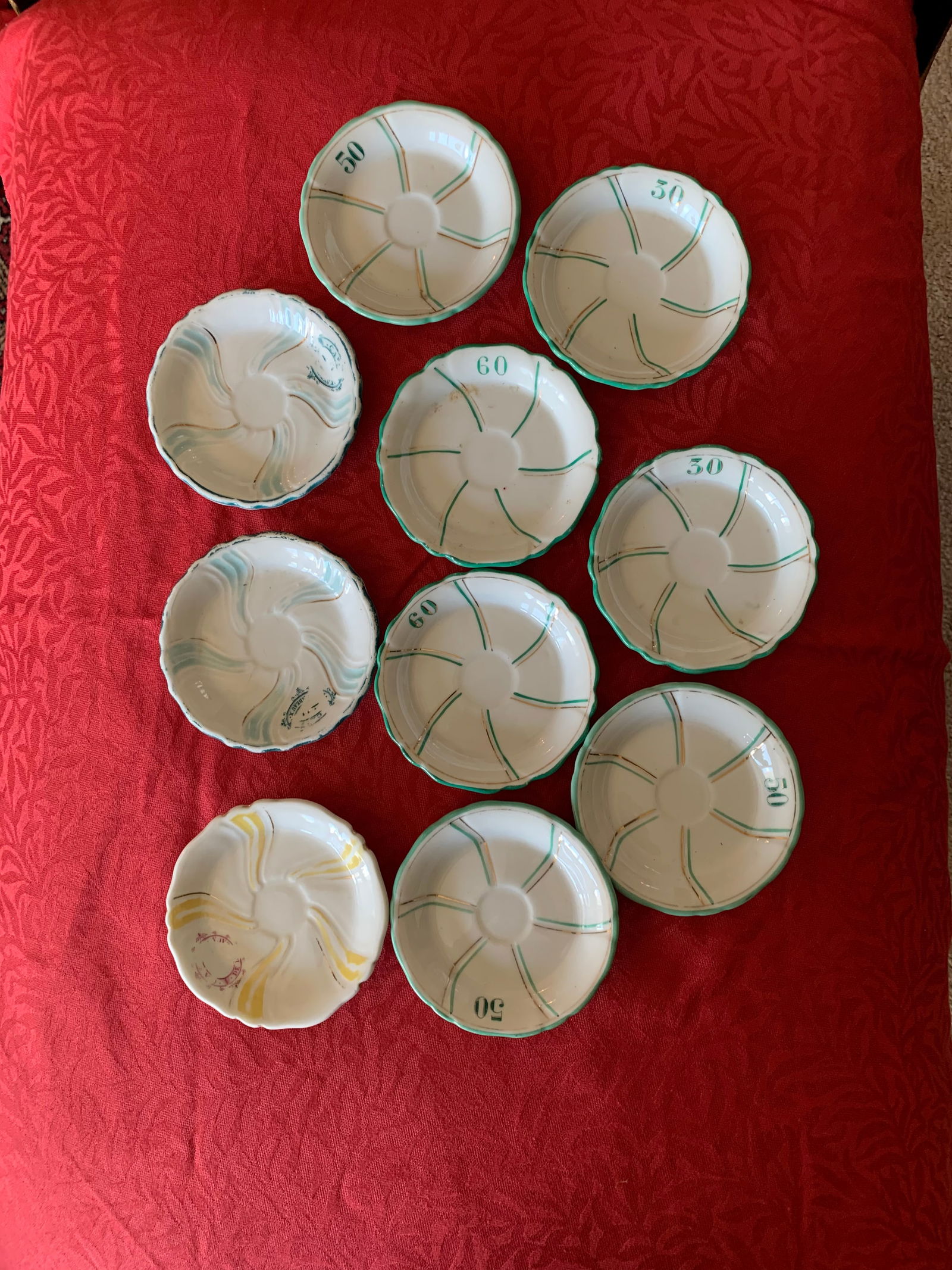 Late 20th Century Sets of French Tip Trays- 30 Pieces - 5